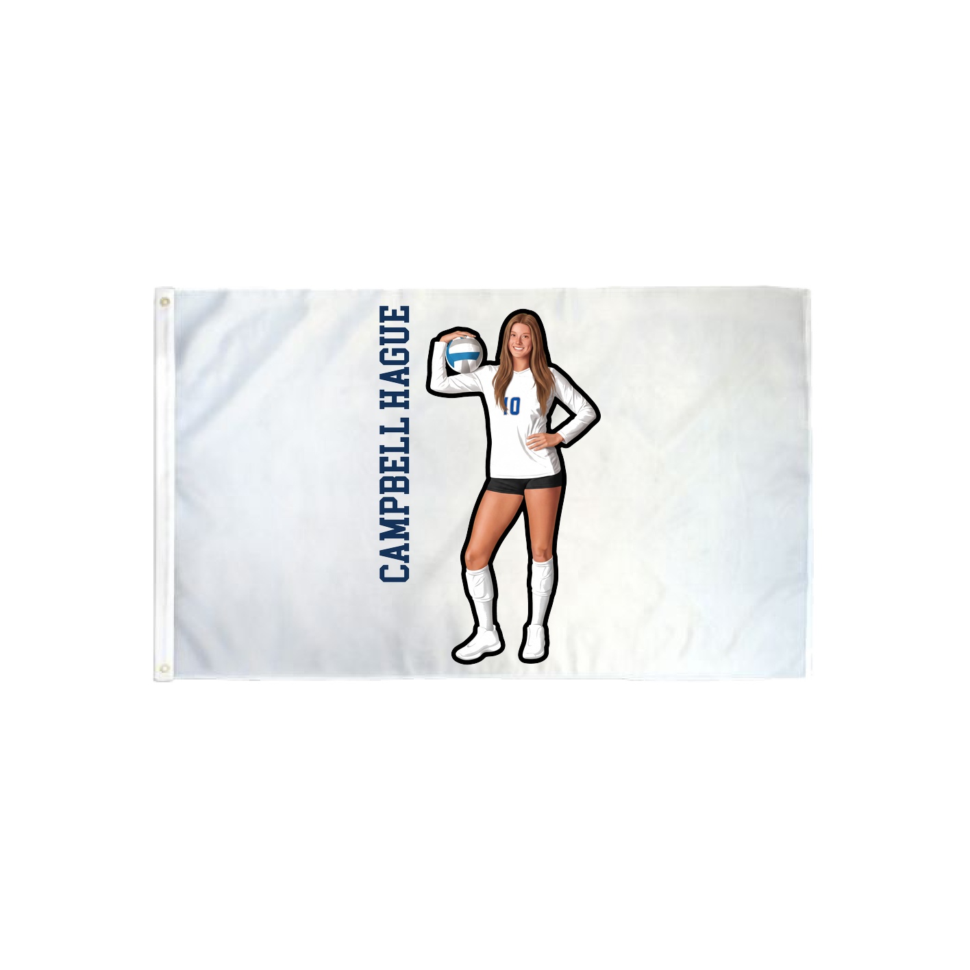 3x5 Flag — Name Vertical in Classic