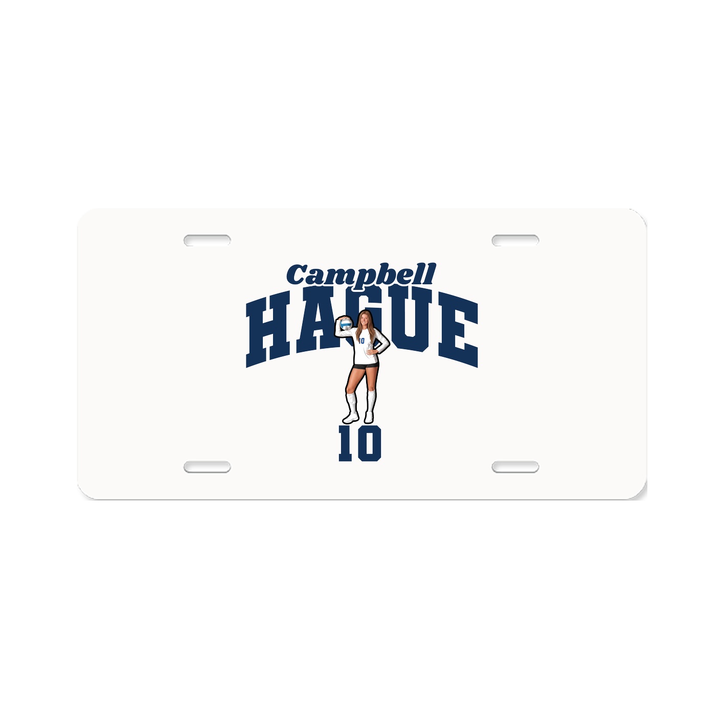 License Plate — Signature Arch in Classic