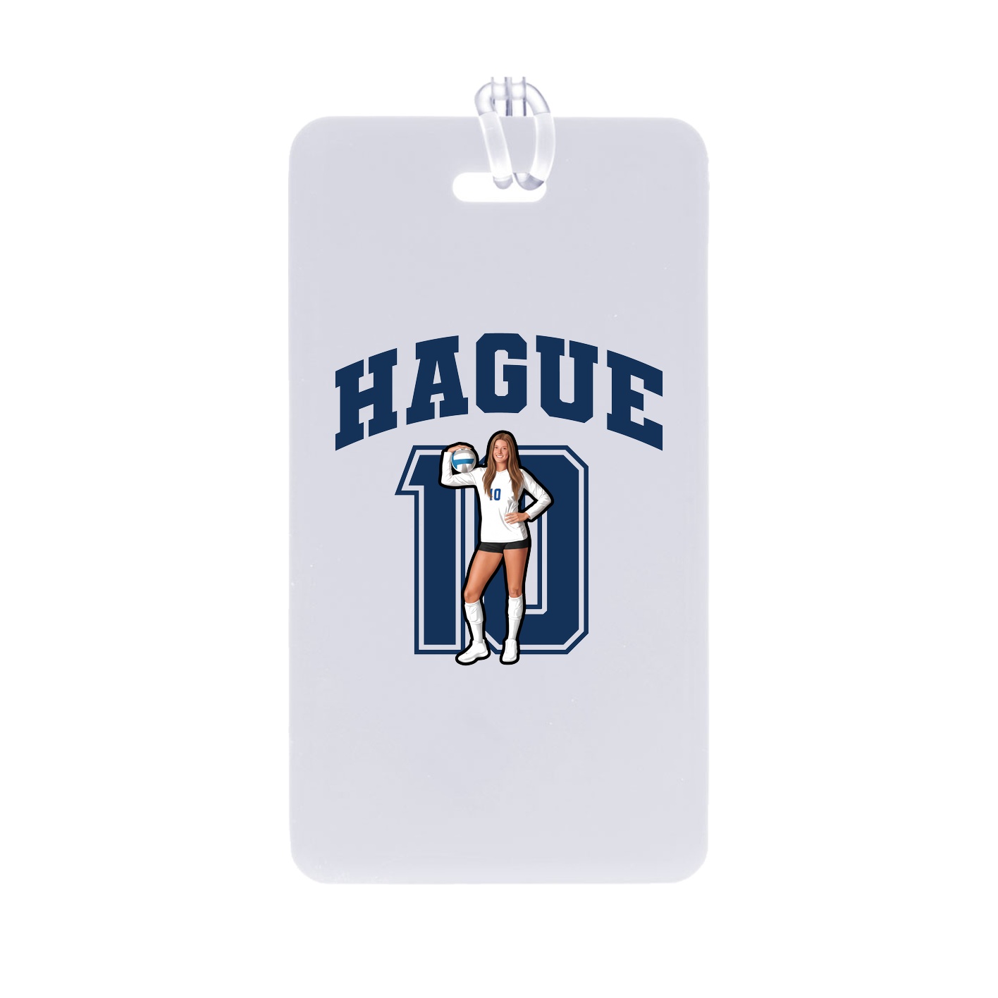 Bag Tag — Number in Classic