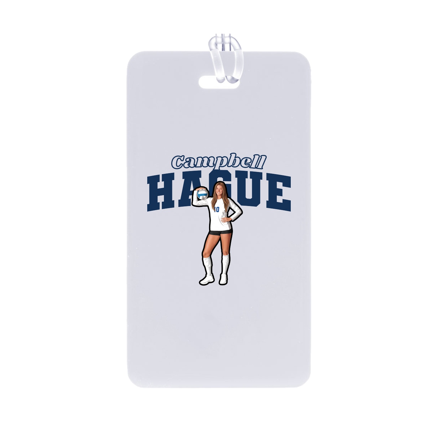 Bag Tag — Name Arch in Classic