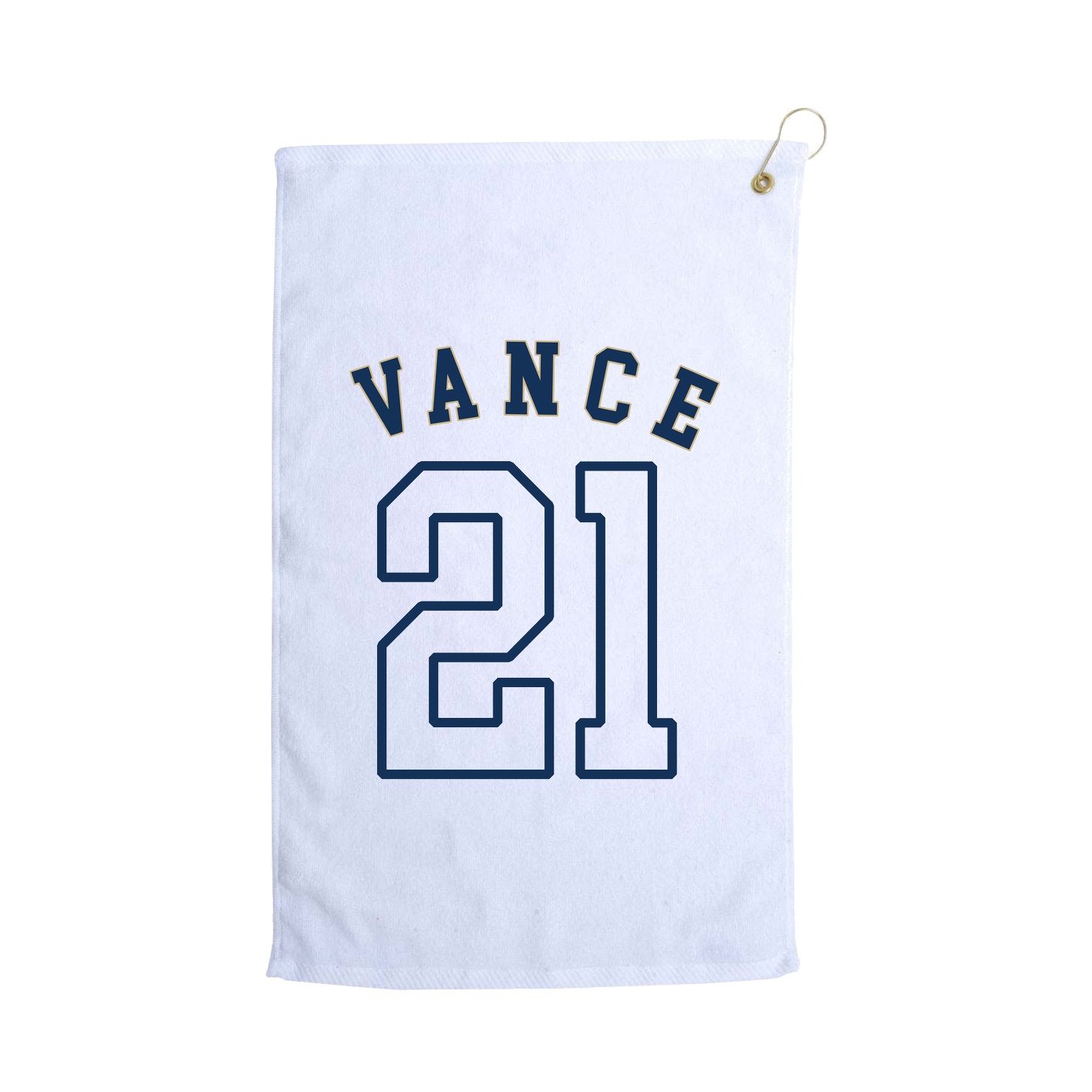 Golf Towel — Shirsey Arch in White