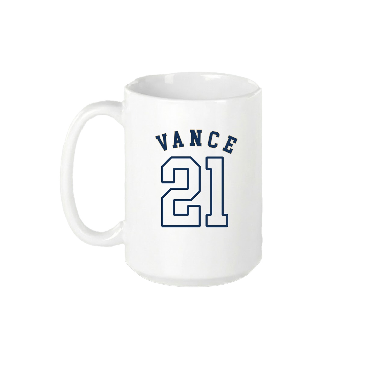 15oz Coffee Mug — Shirsey Arch in White