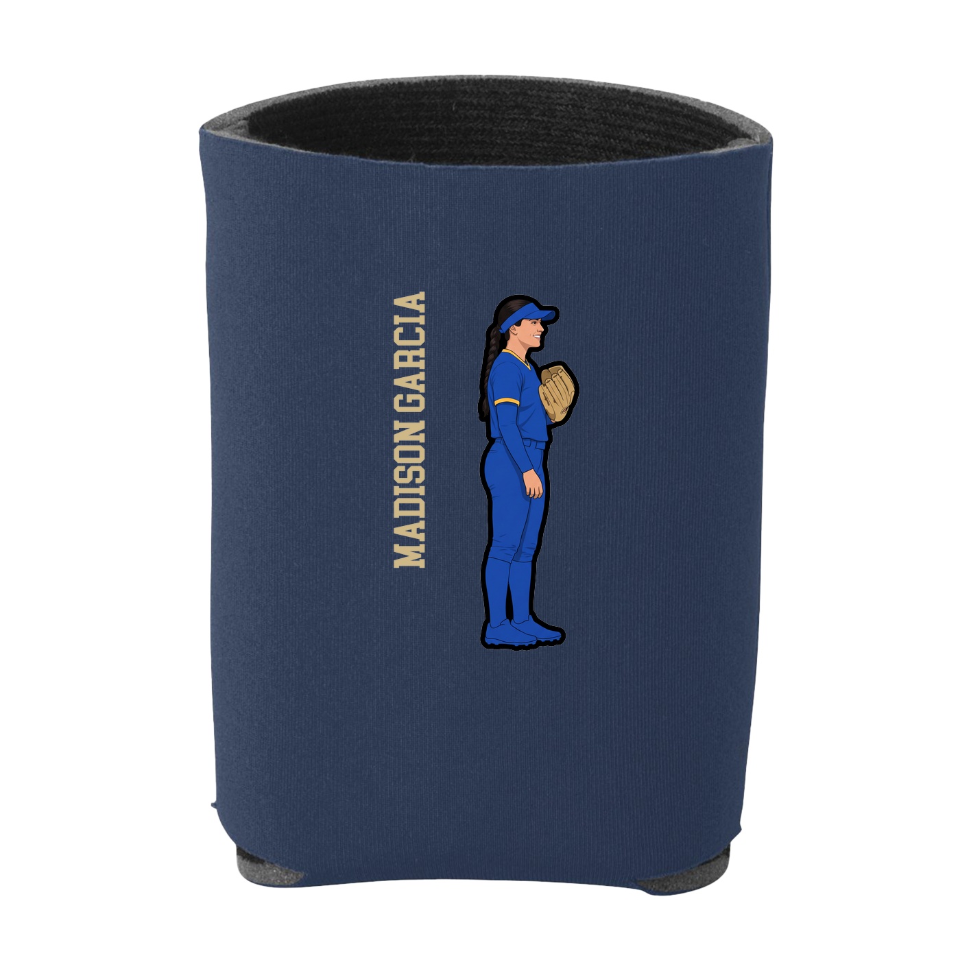 Can Holder — Name Vertical in Navy