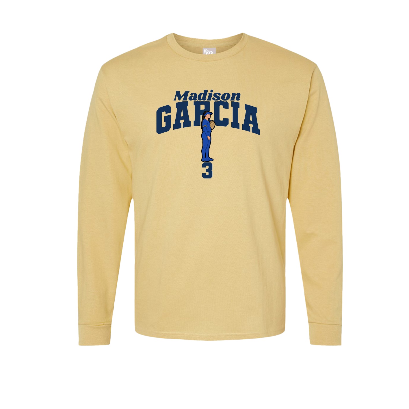 Long Sleeve Tee — Signature Arch in Vegas Gold