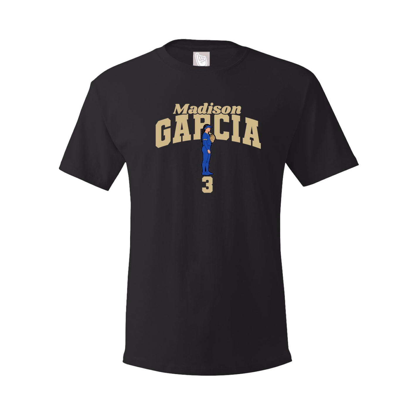 Youth Tee — Signature Arch in Black