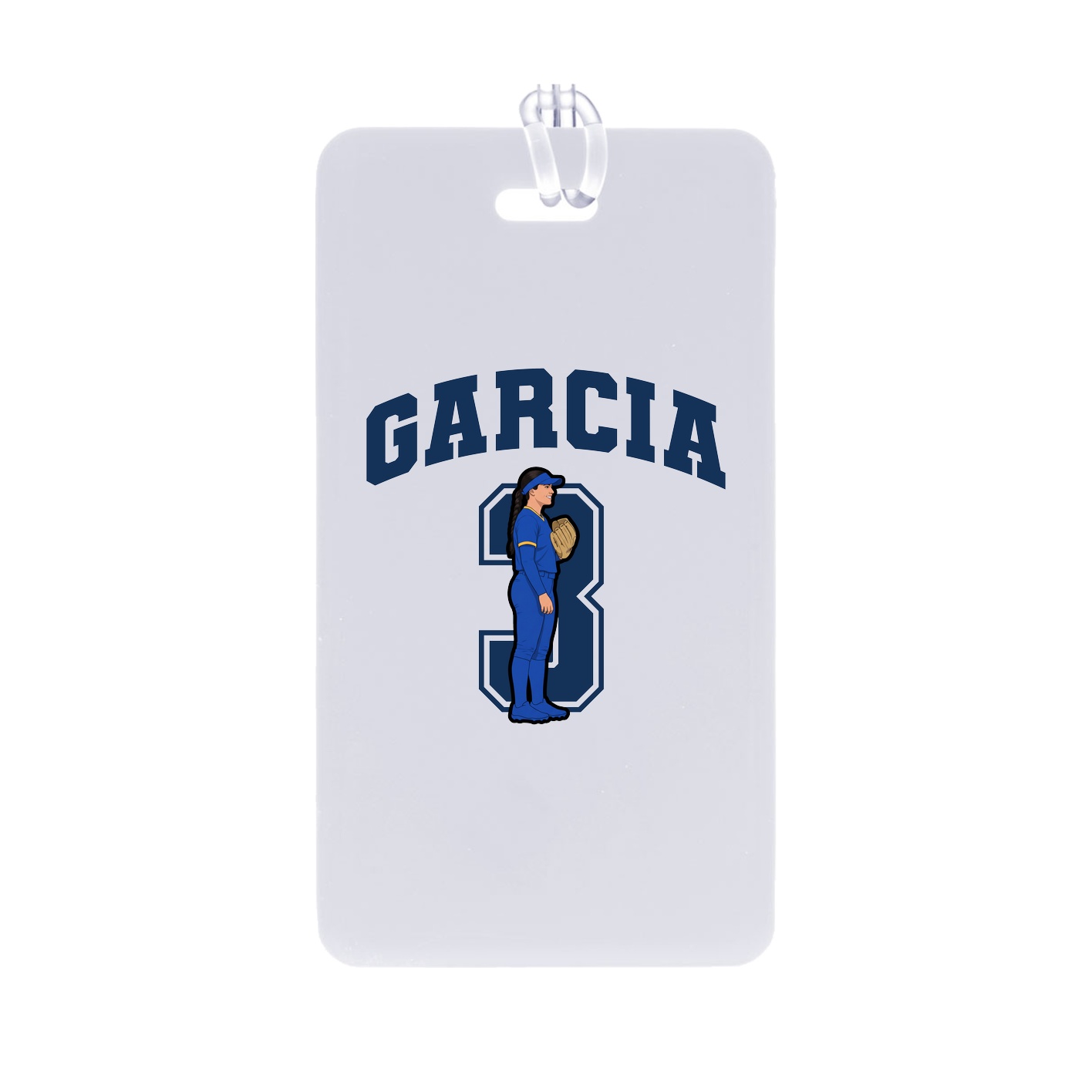 Bag Tag — Number in Classic