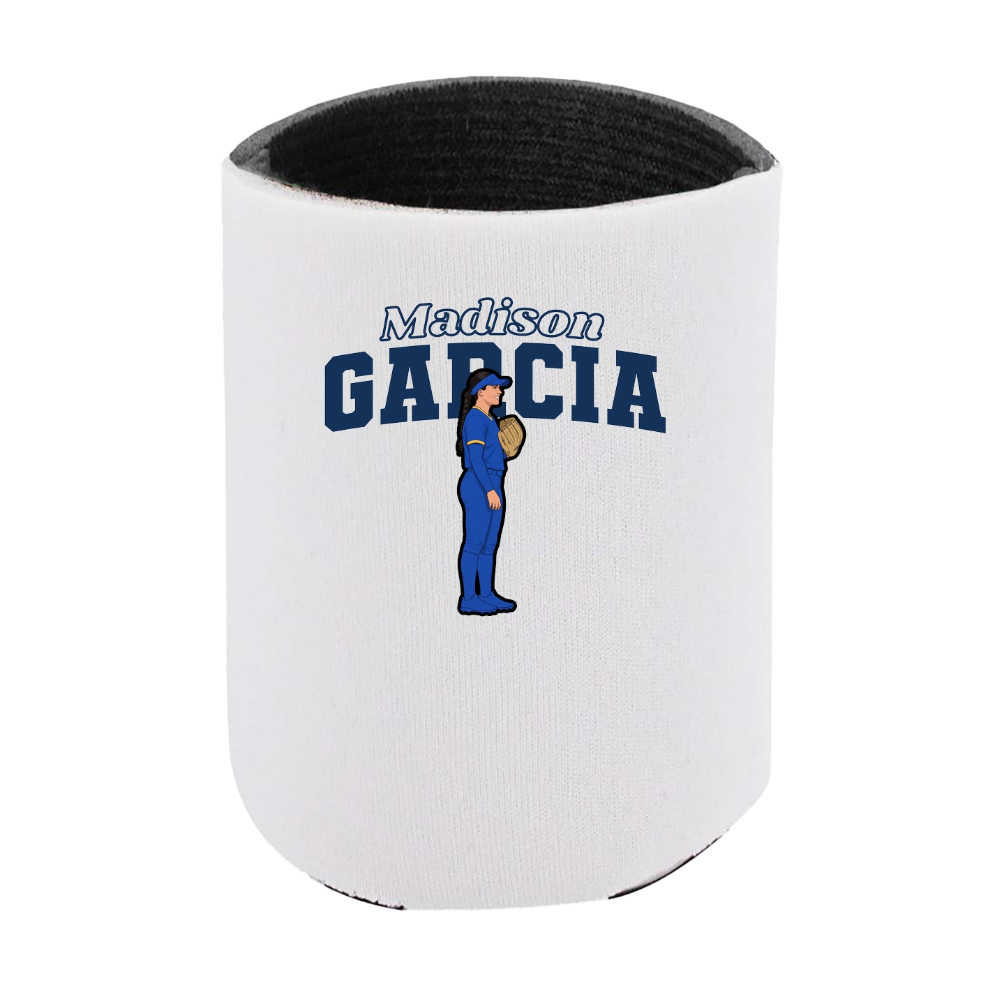 Can Holder — Name Arch in White