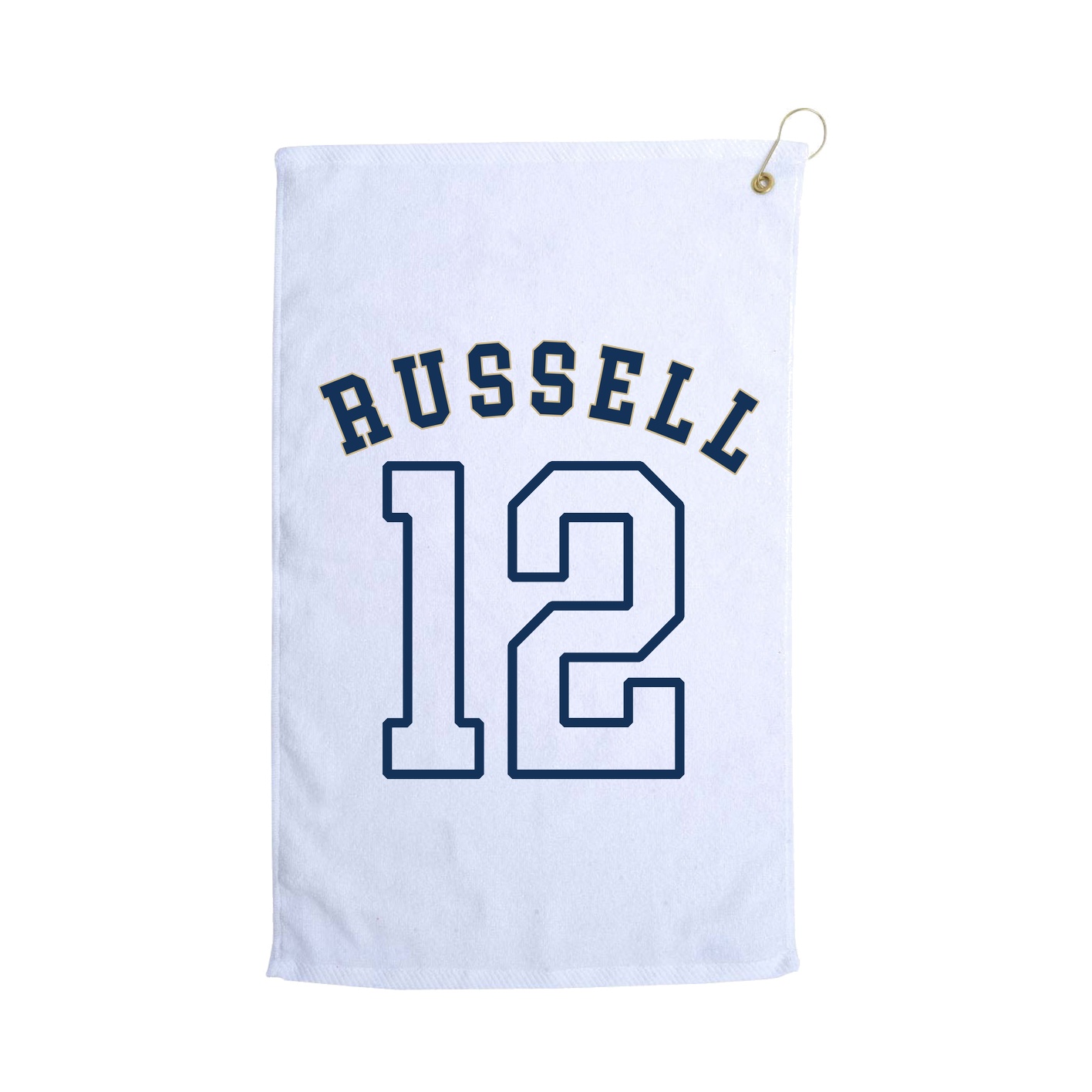 Golf Towel — Shirsey Arch in White
