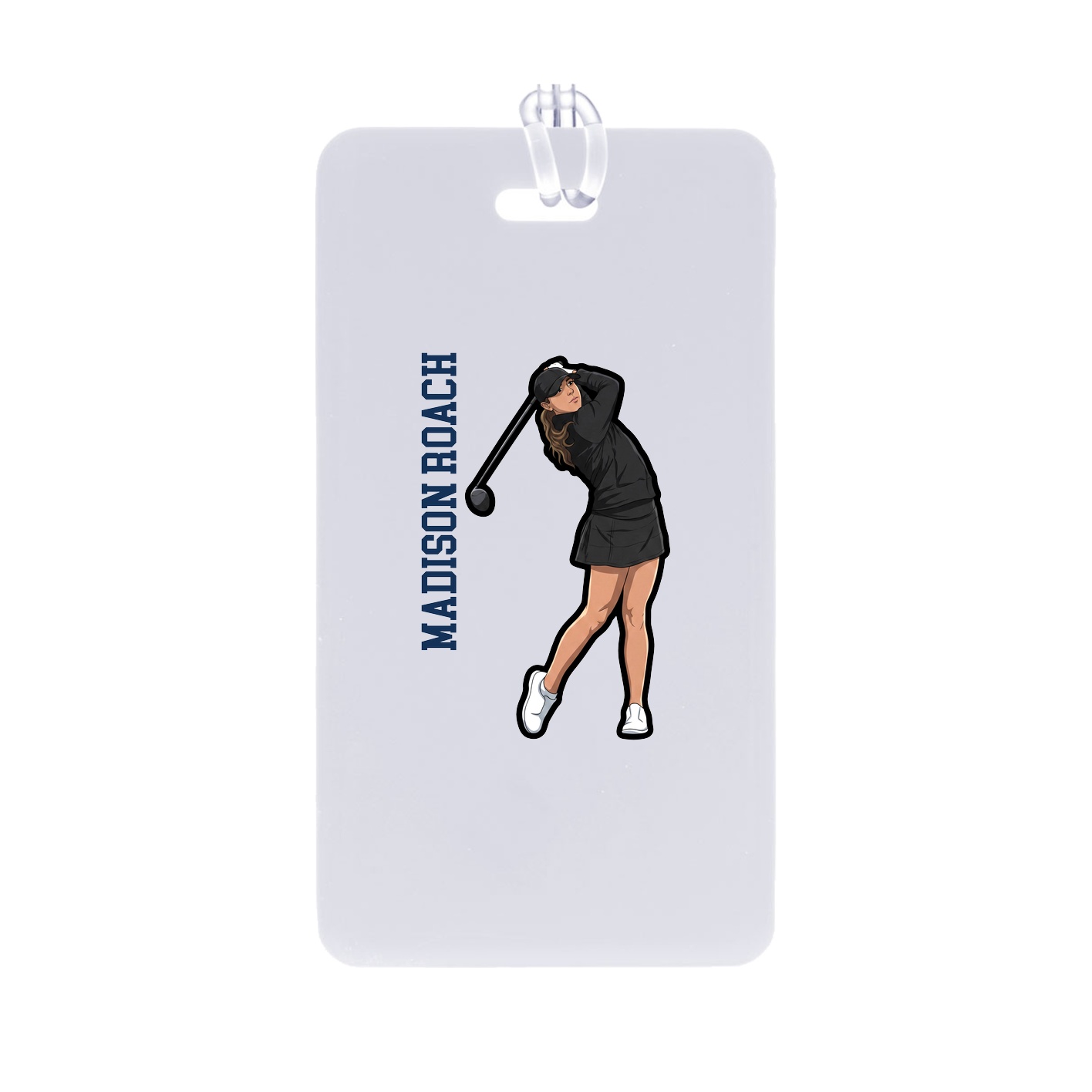 Bag Tag — Name Vertical in Classic