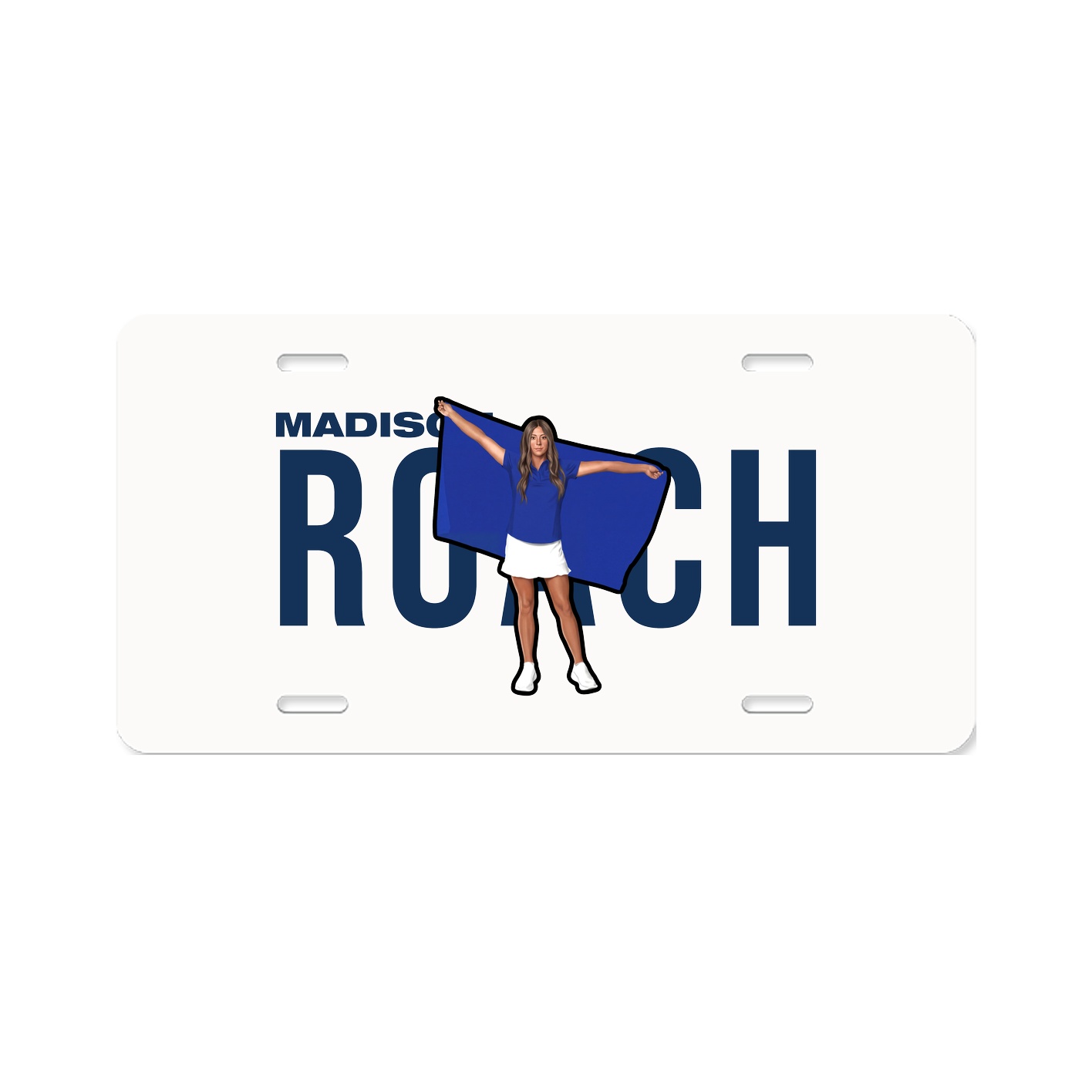 License Plate — Player Name in Classic