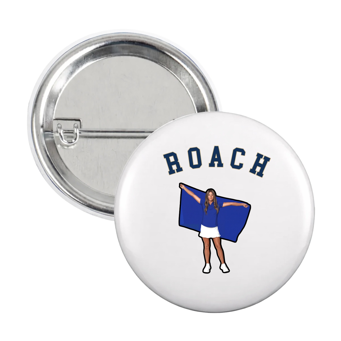 Game Day Button — Shirsey Arch in White