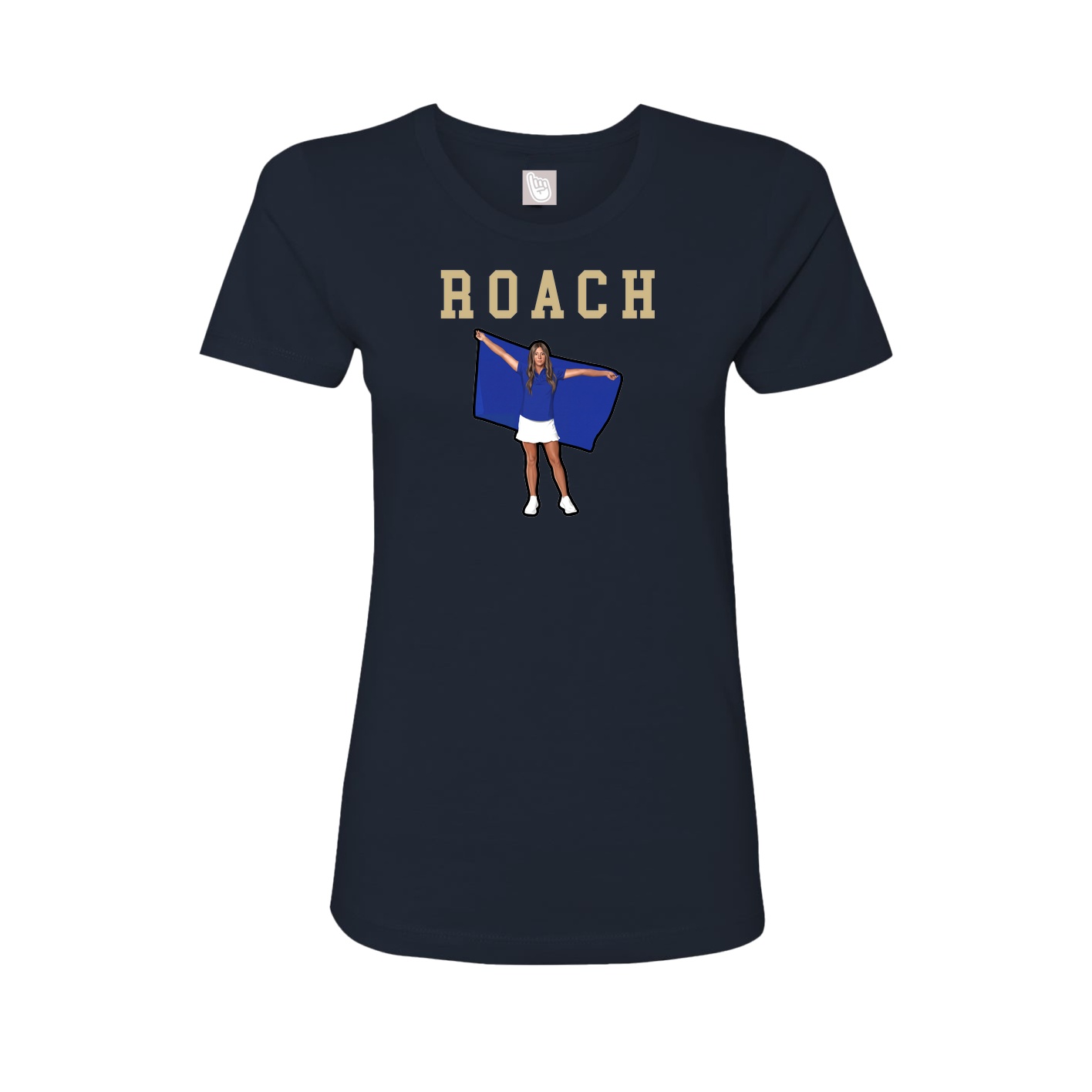 Fitted Women's Tee — Shirsey in Navy