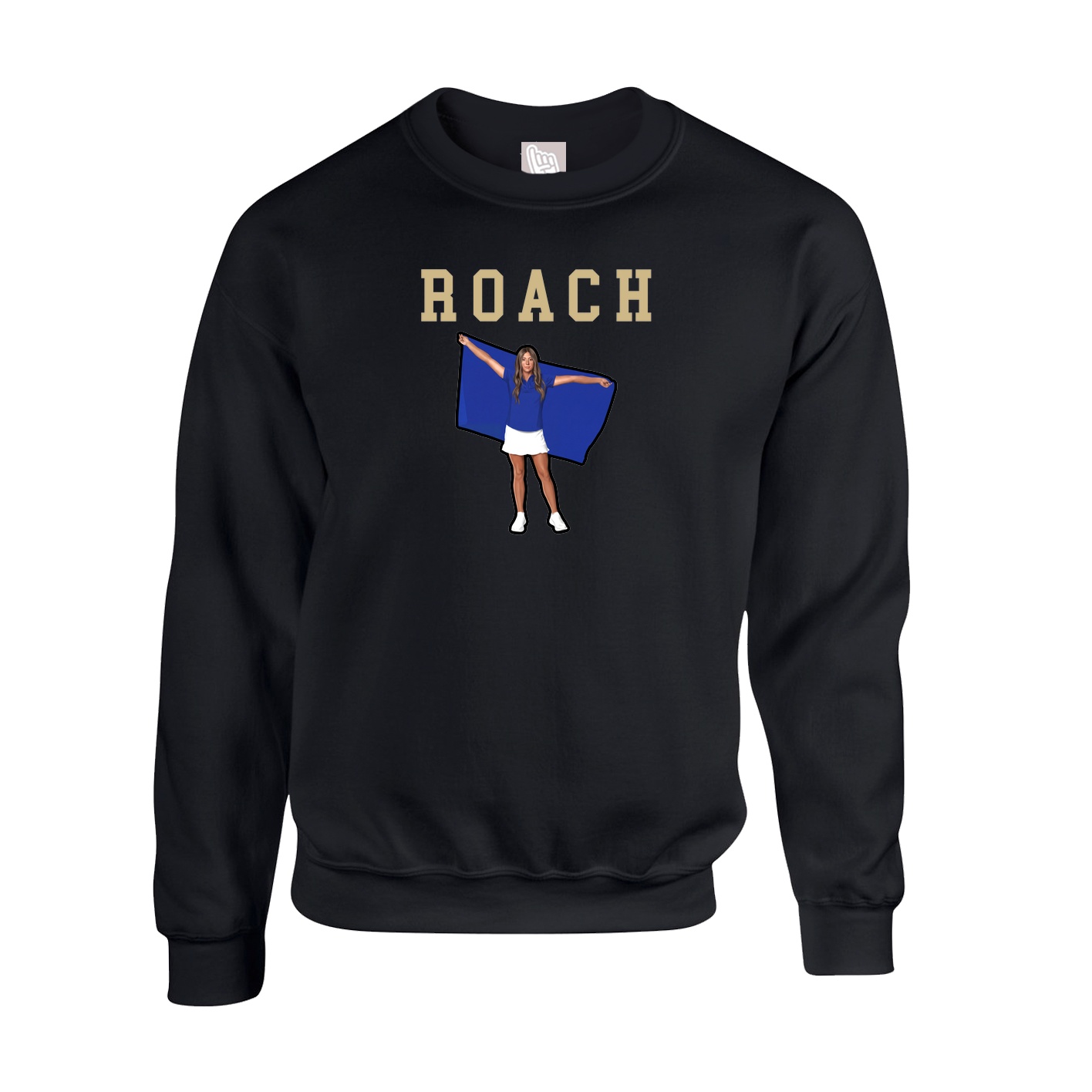 Fleece Crew — Shirsey in Black