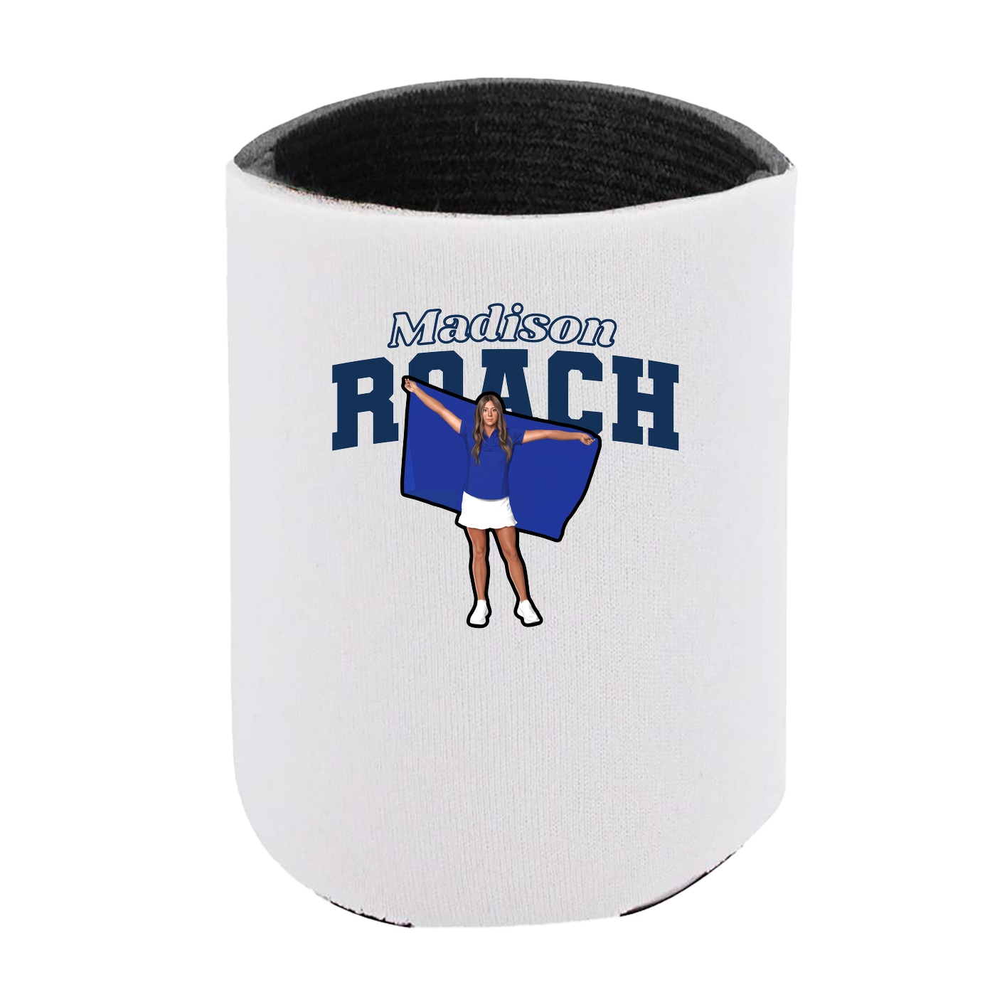 Can Holder — Name Arch in White