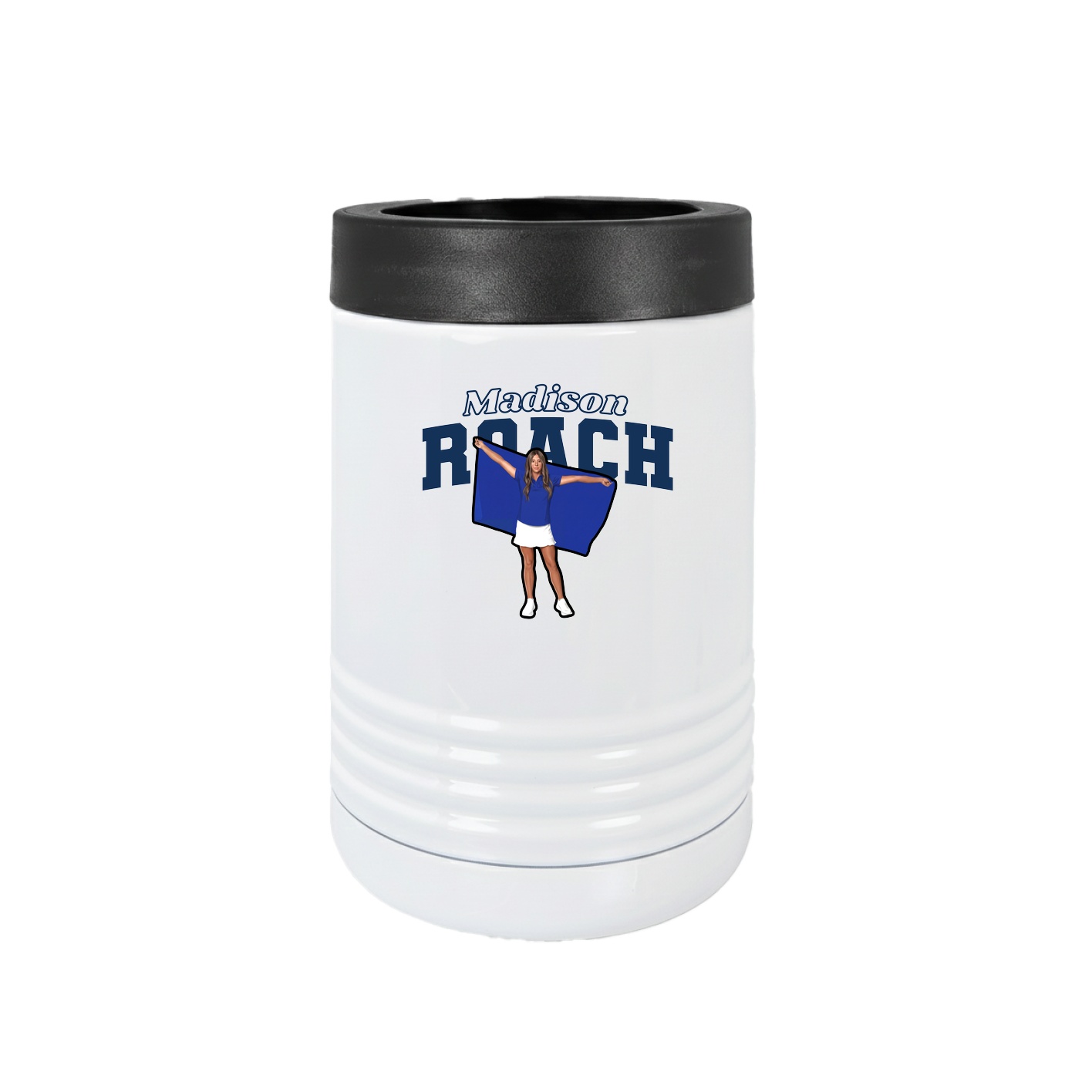 Beverage Holder — Name Arch in White