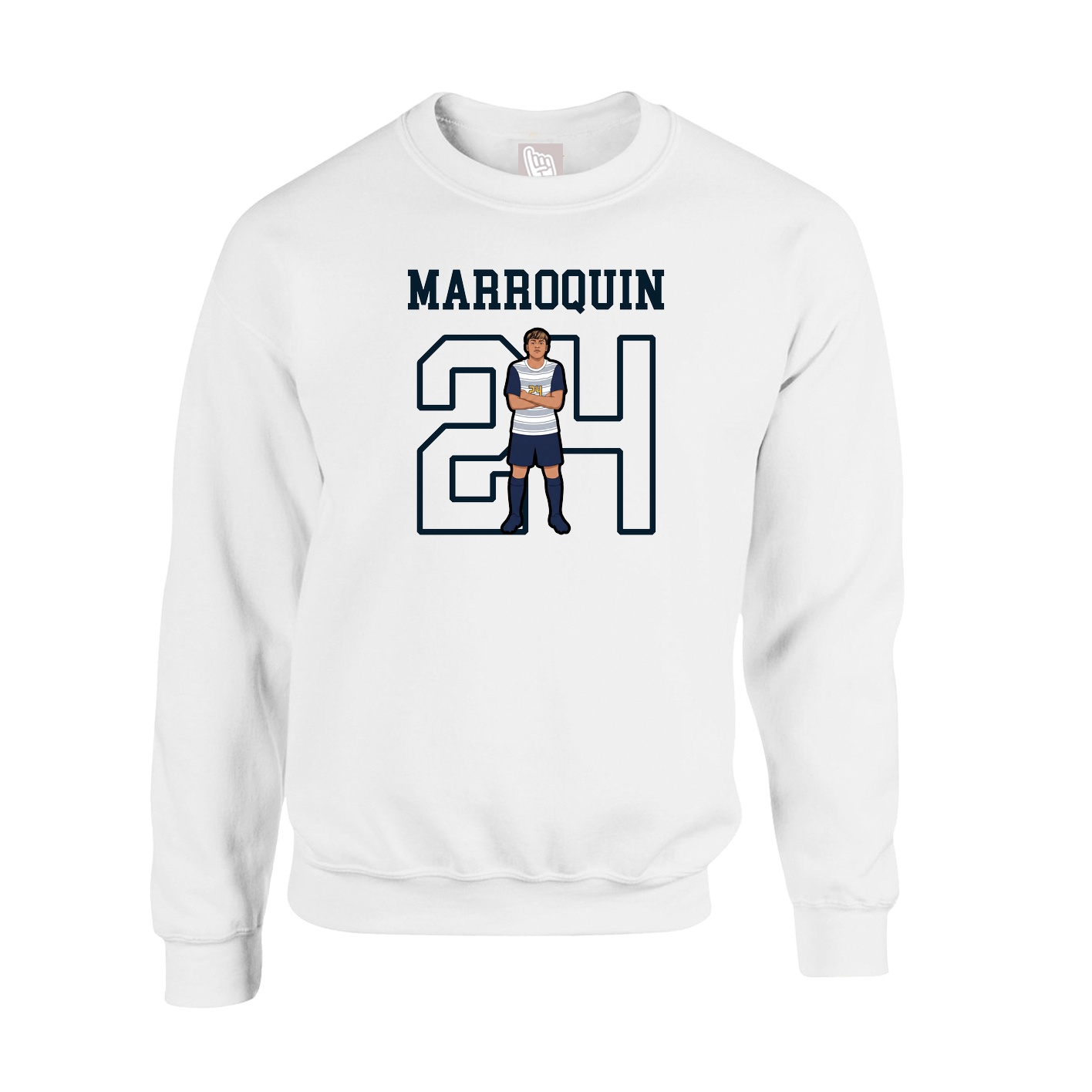 Fleece Crew — Shirsey in White