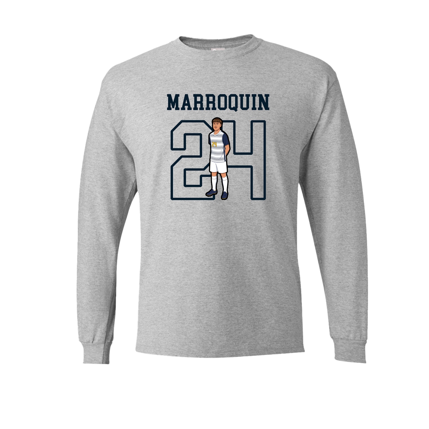 Long Sleeve Tee — Shirsey in Grey