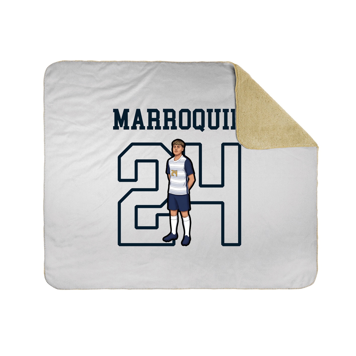 Throw Blanket — Shirsey in White