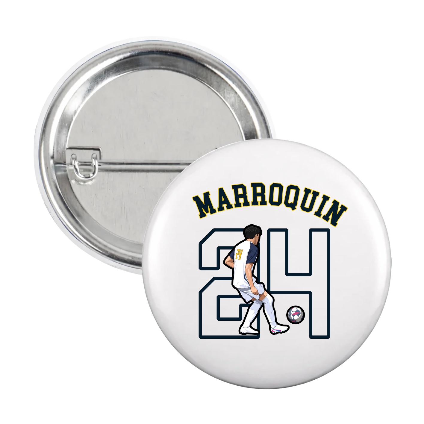 Game Day Button — Shirsey Arch in White