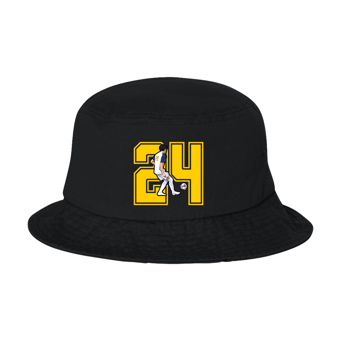 Bucket Cap — Number in Black