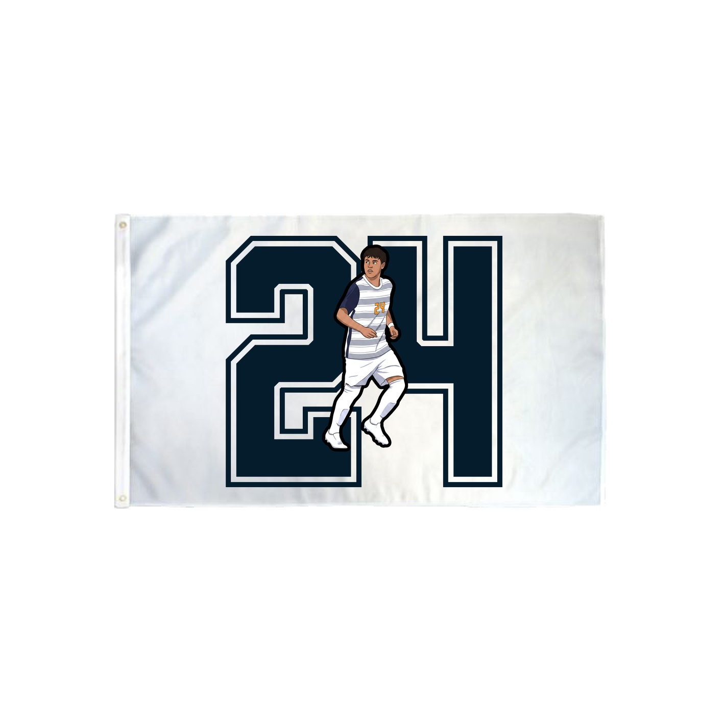 3x5 Flag — Number in Classic