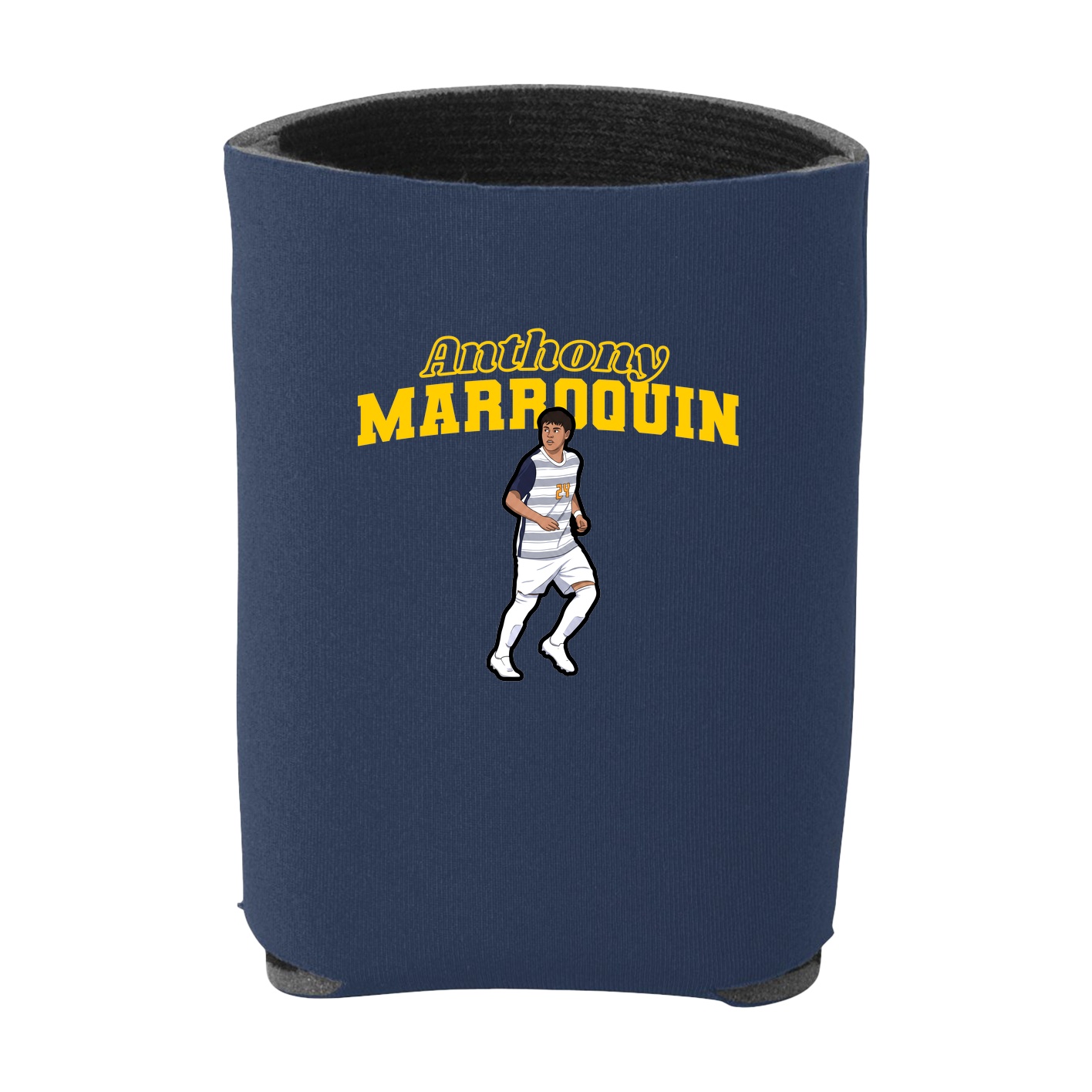 Can Holder — Name Arch in Navy