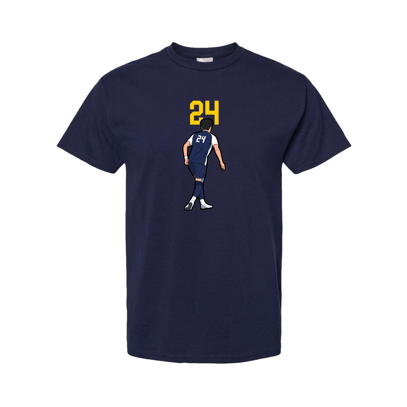 Tee — Number Top in Navy