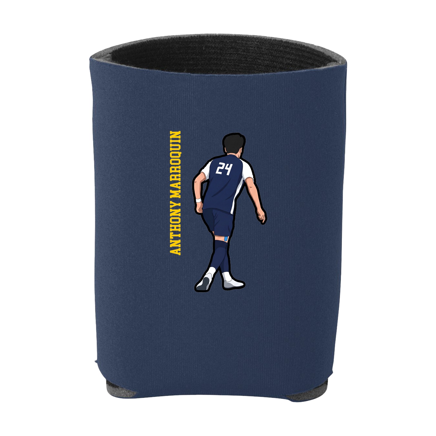 Can Holder — Name Vertical in Navy