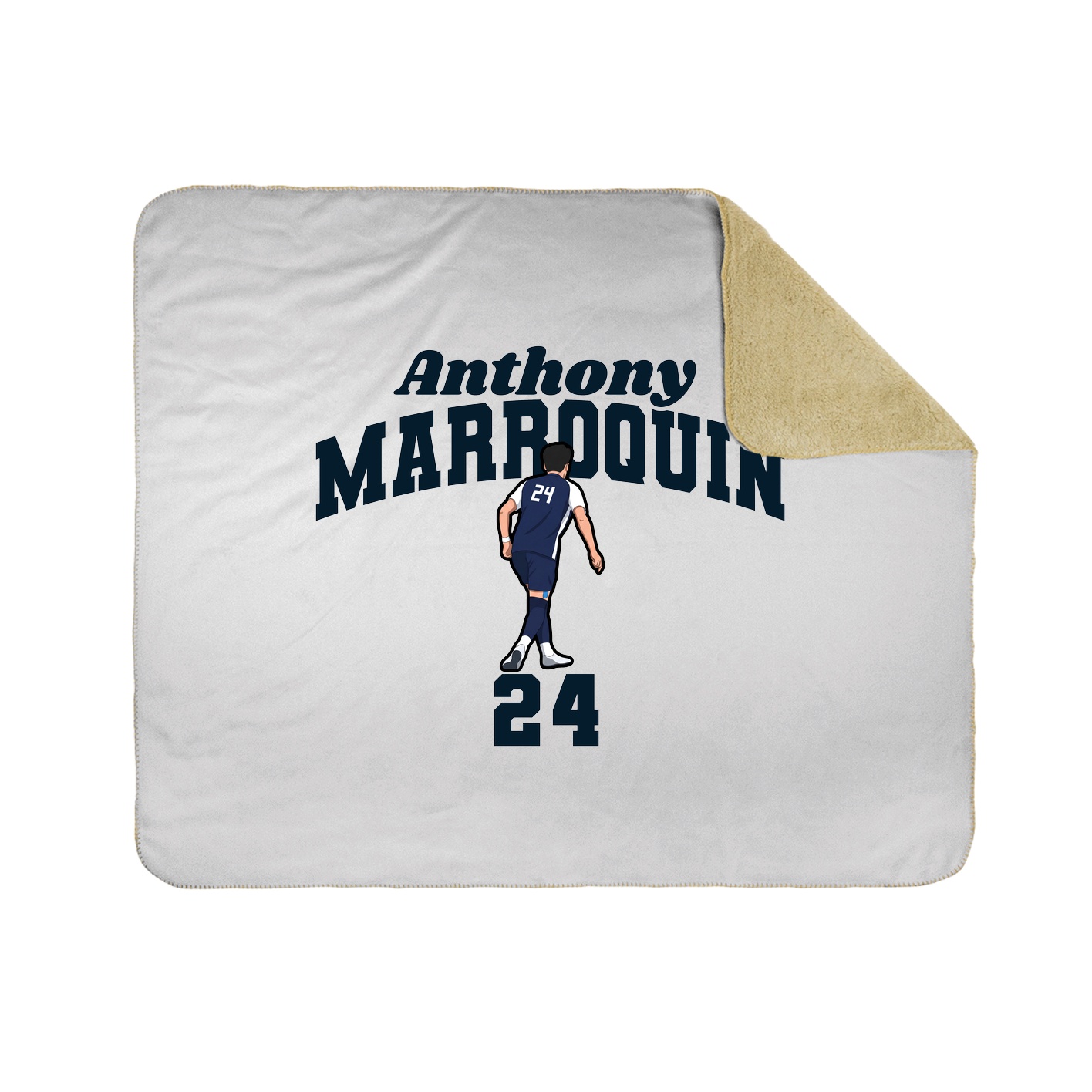 Throw Blanket — Signature Arch in White