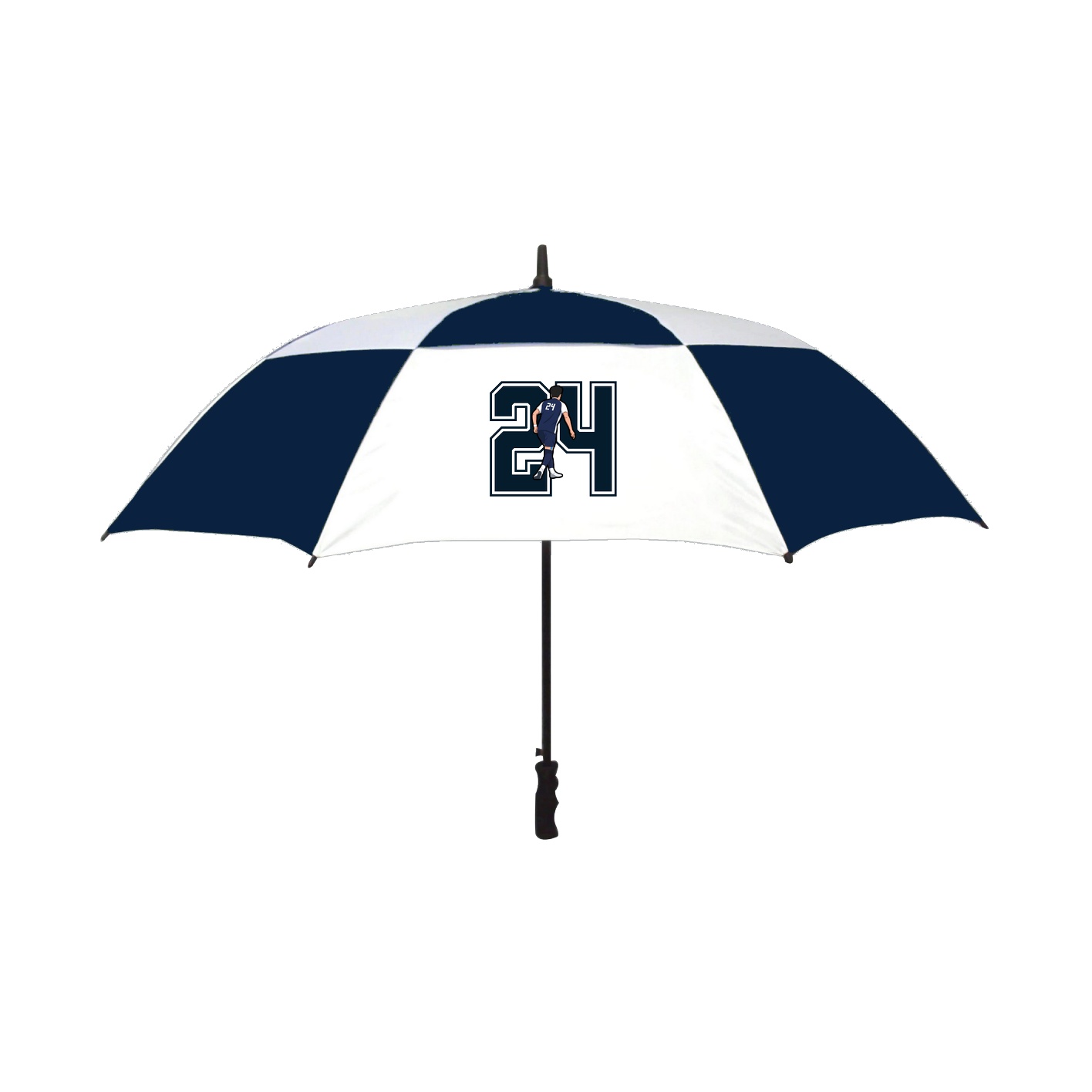 Golf Umbrella — Number in Navy