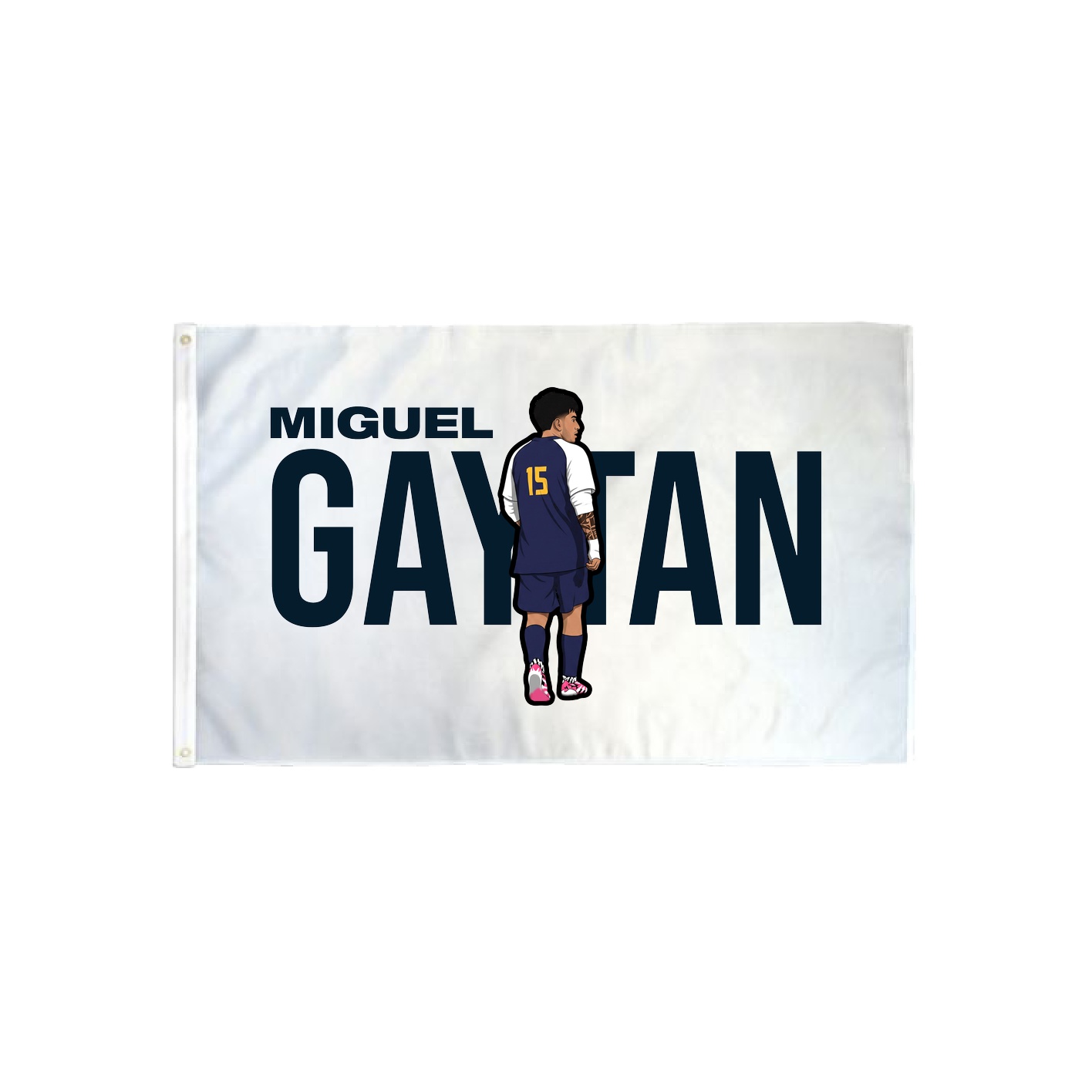 3x5 Flag — Player Name in Classic