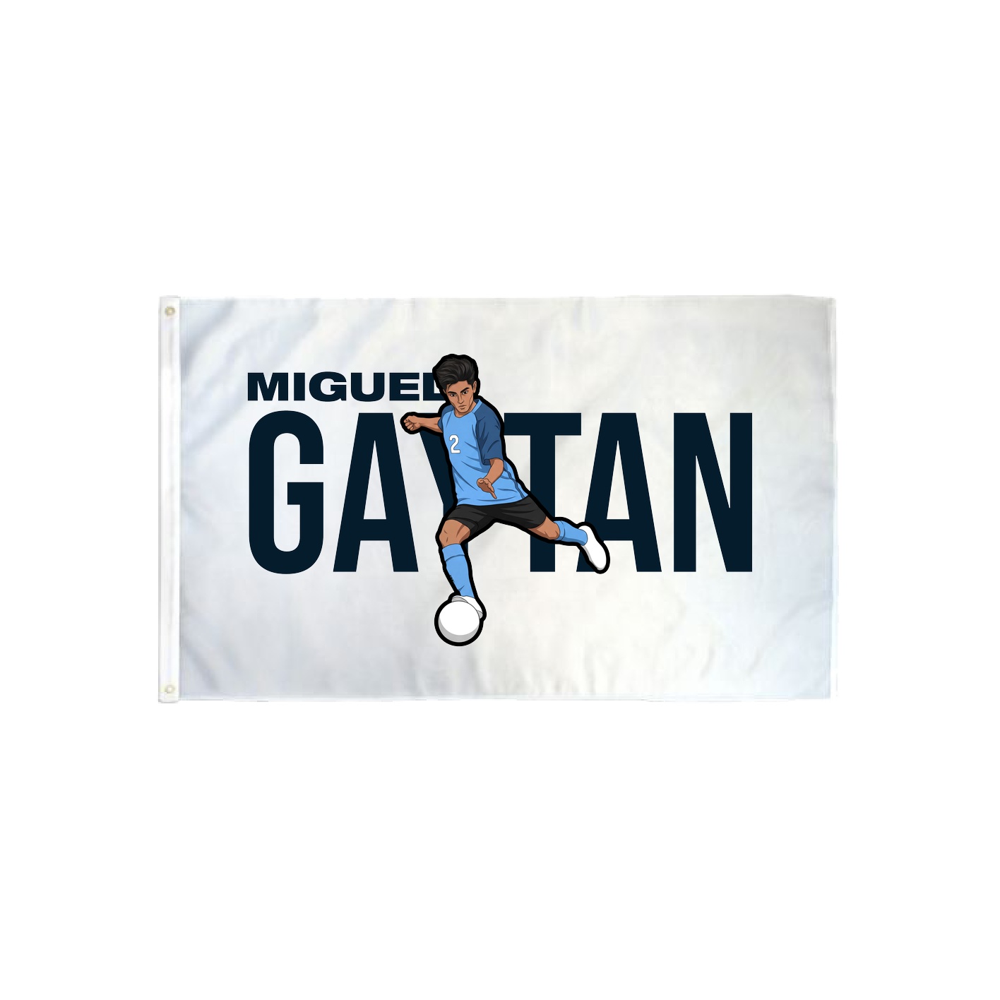 3x5 Flag — Player Name in Classic