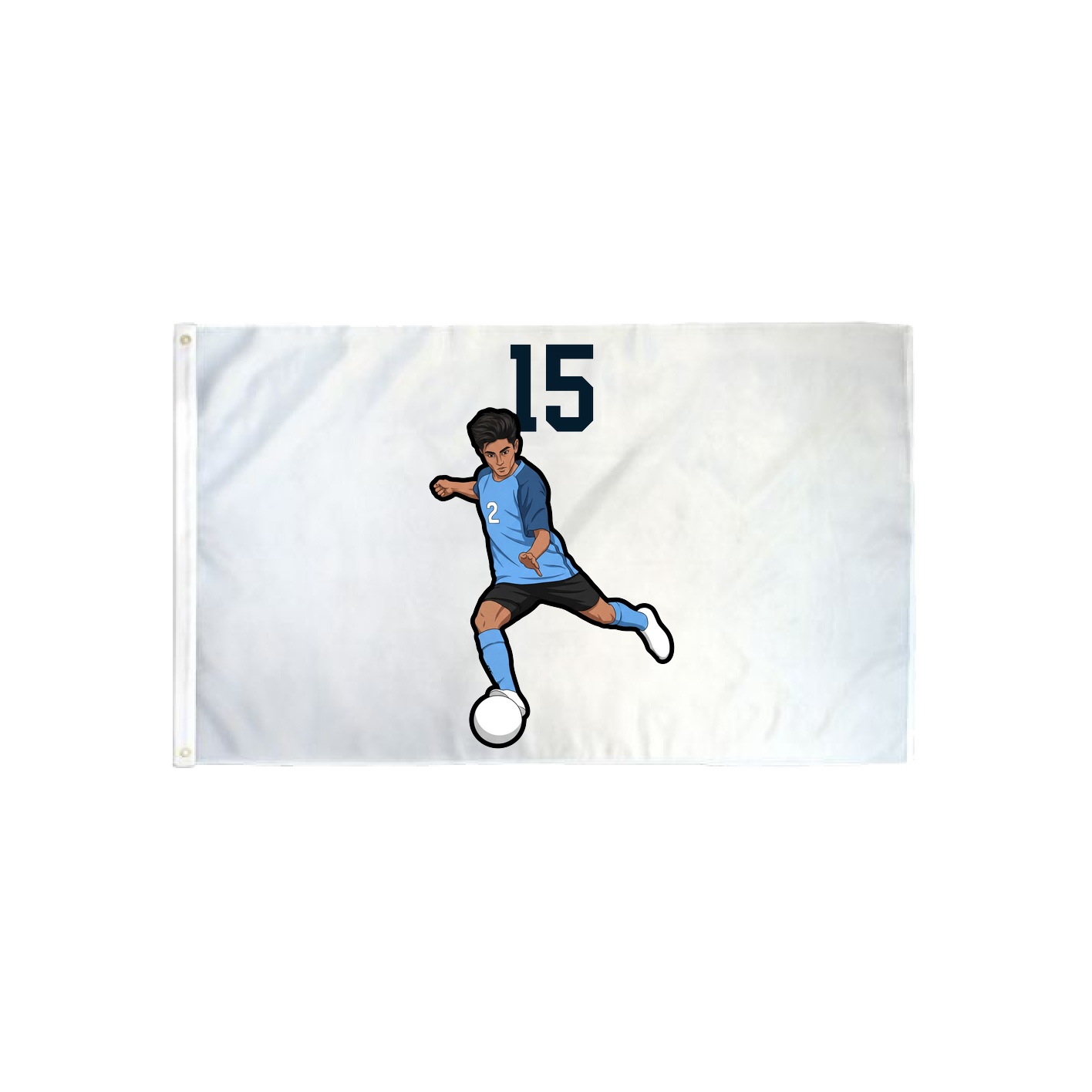 3x5 Flag — Number Top in Classic