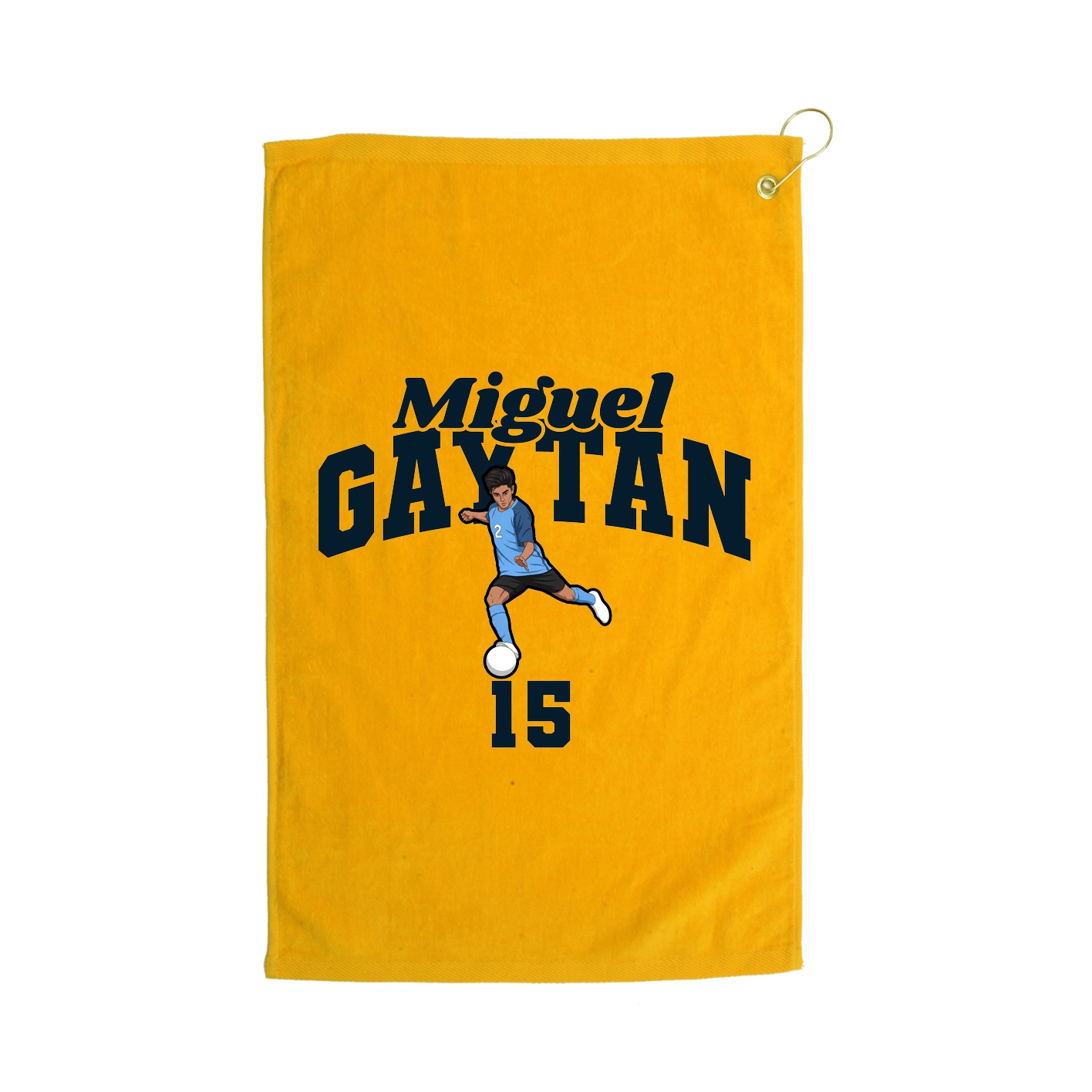 Golf Towel — Signature Arch in Gold