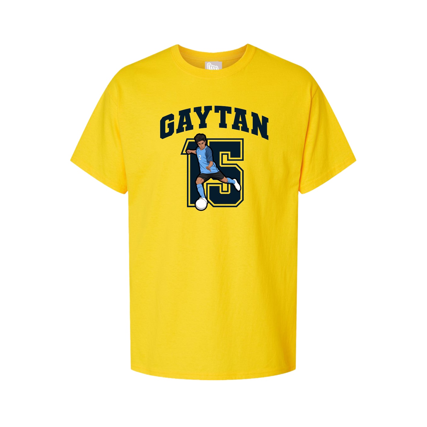 Tee — Number in Gold