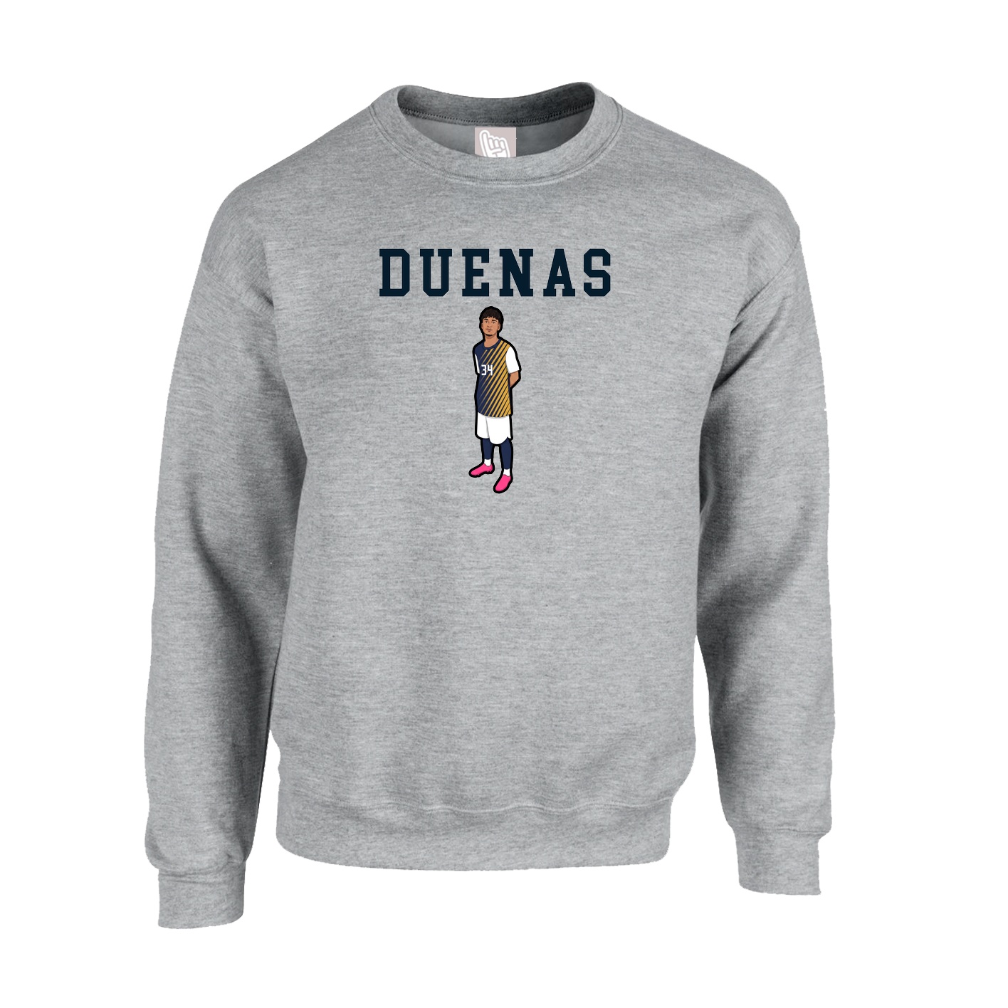 Fleece Crew — Shirsey in Grey