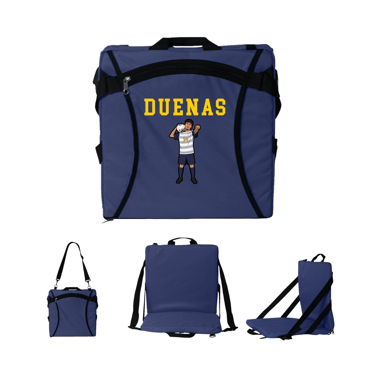 Folding Stadium Seat — Shirsey in Navy