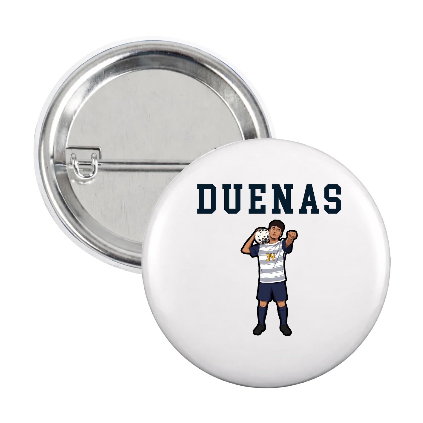 Game Day Button — Shirsey in White