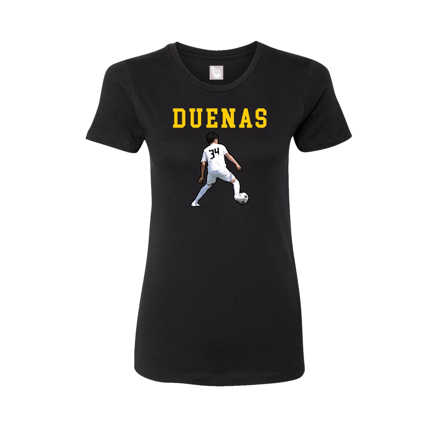 Fitted Women's Tee — Shirsey in Black