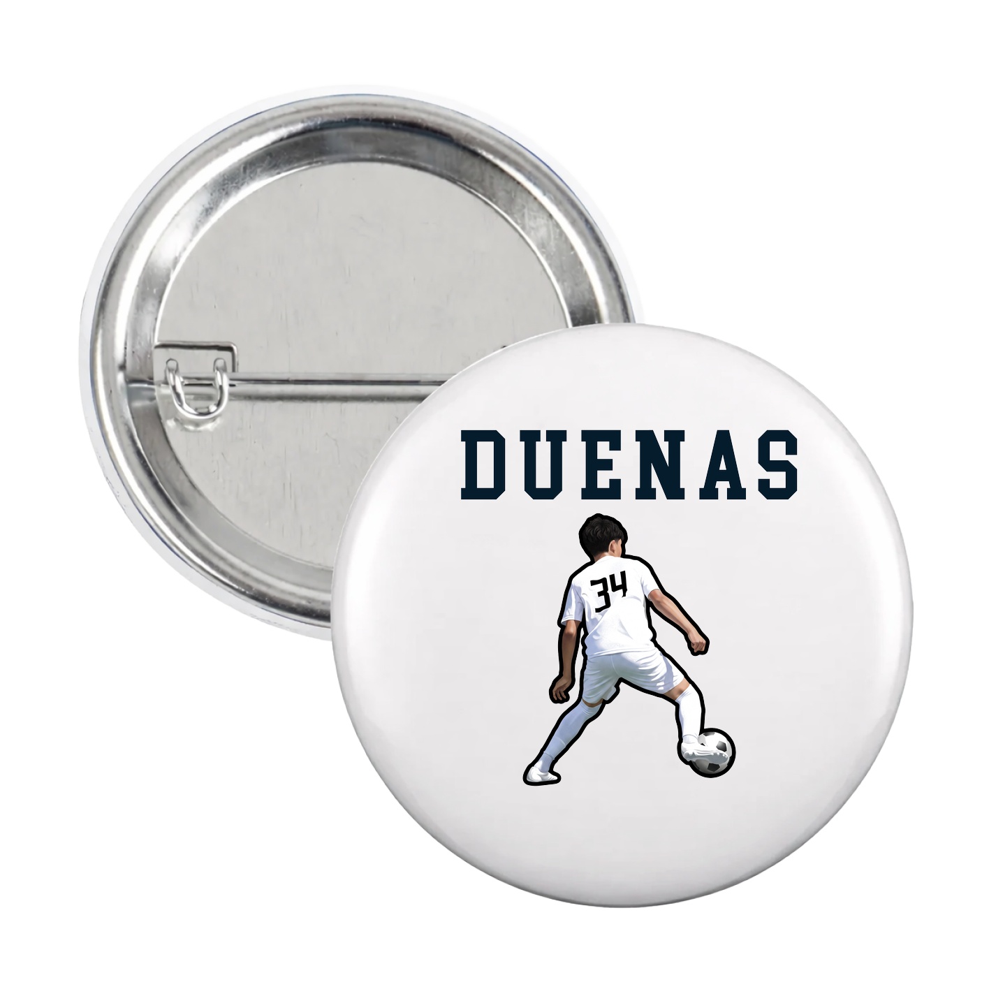 Game Day Button — Shirsey in White