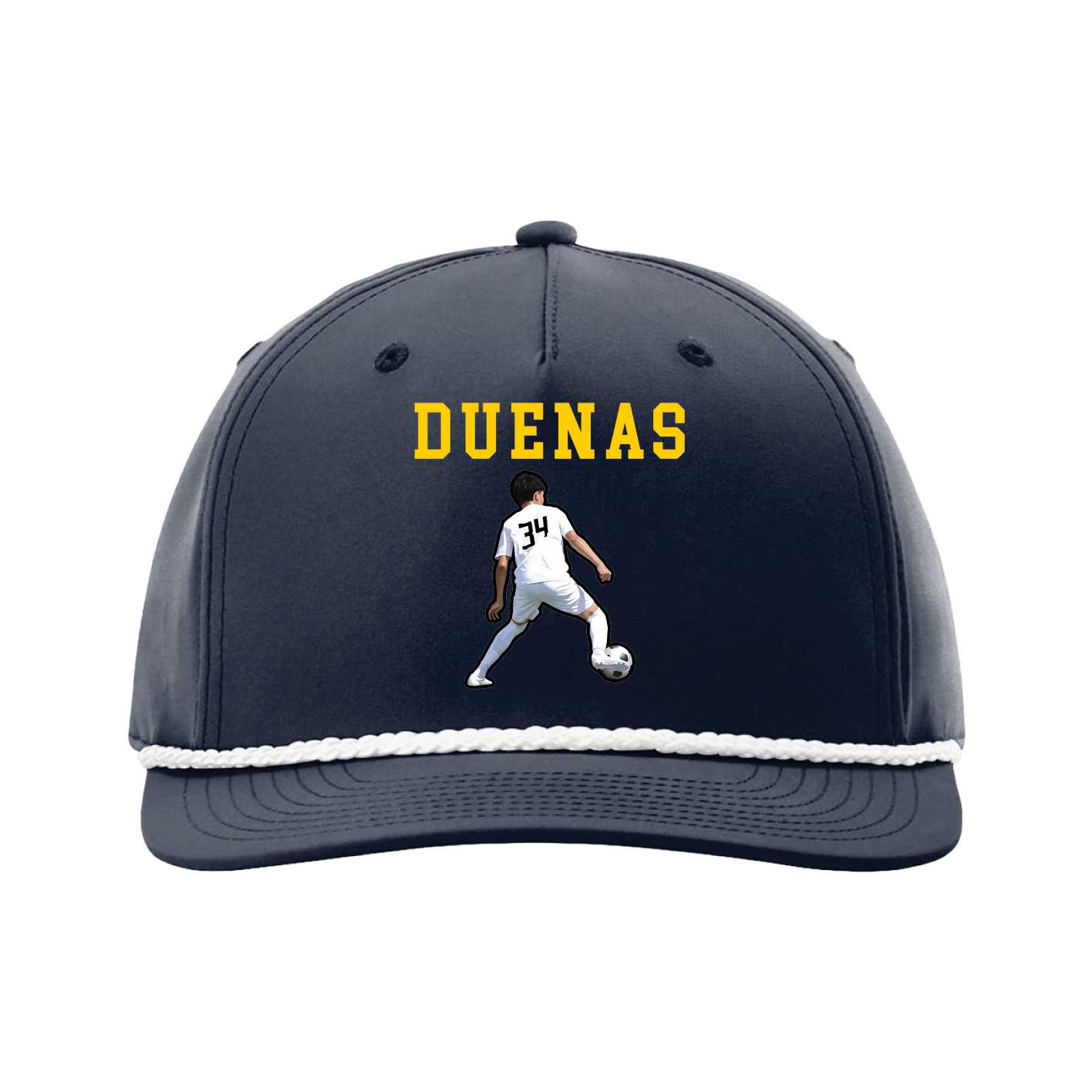 Five-Panel Classic Rope Cap — Shirsey in Navy