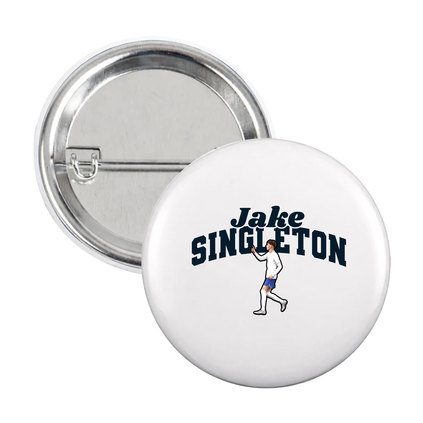Game Day Button — Signature Arch in White