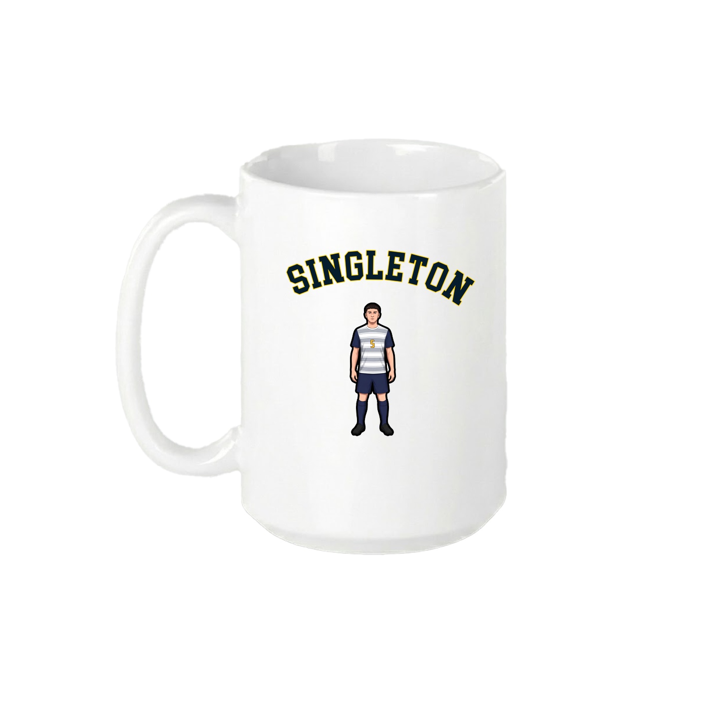 15oz Coffee Mug — Shirsey Arch in White