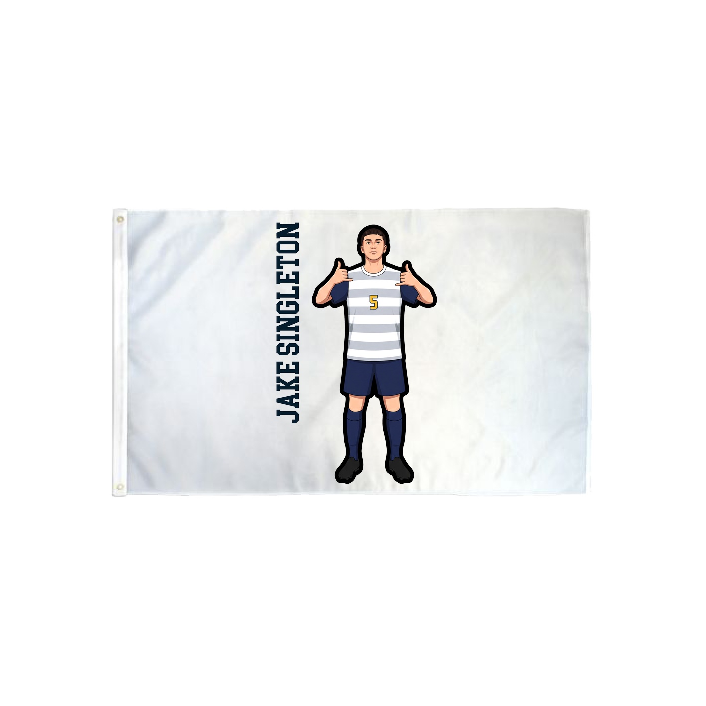3x5 Flag — Name Vertical in Classic
