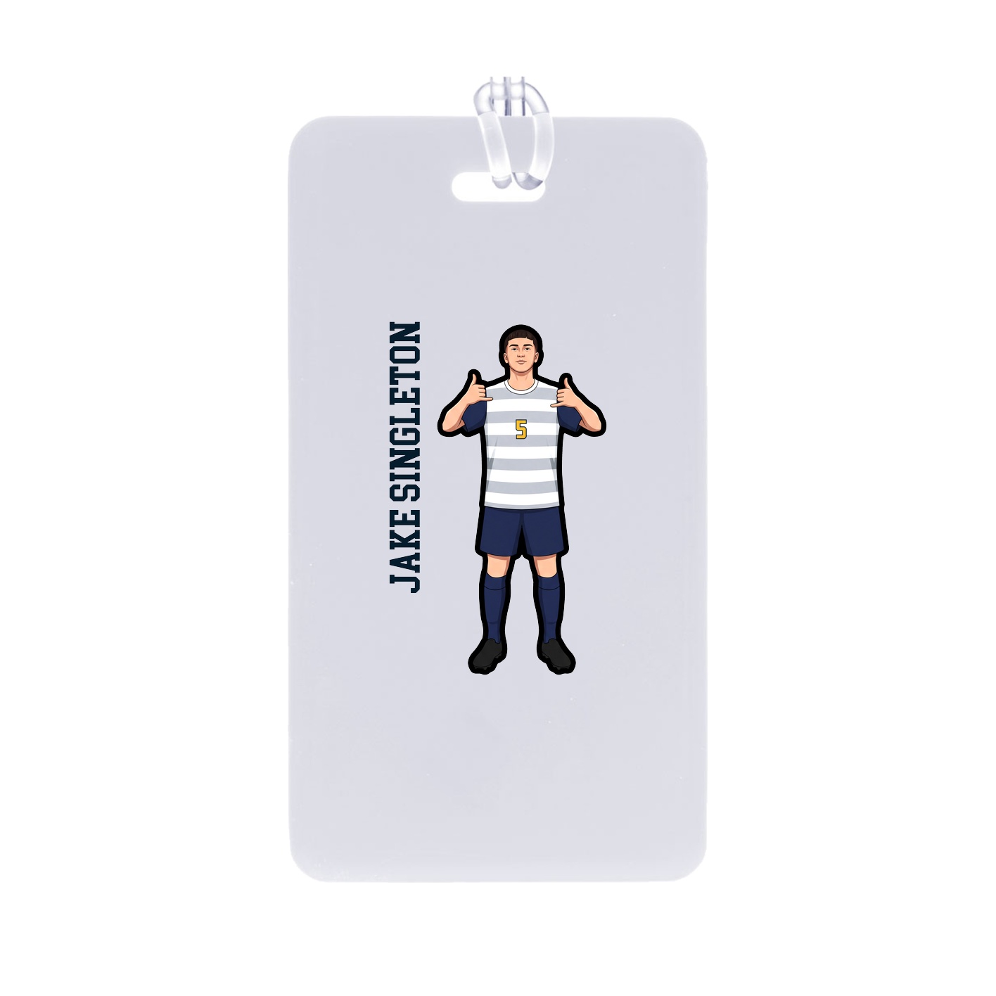 Bag Tag — Name Vertical in Classic