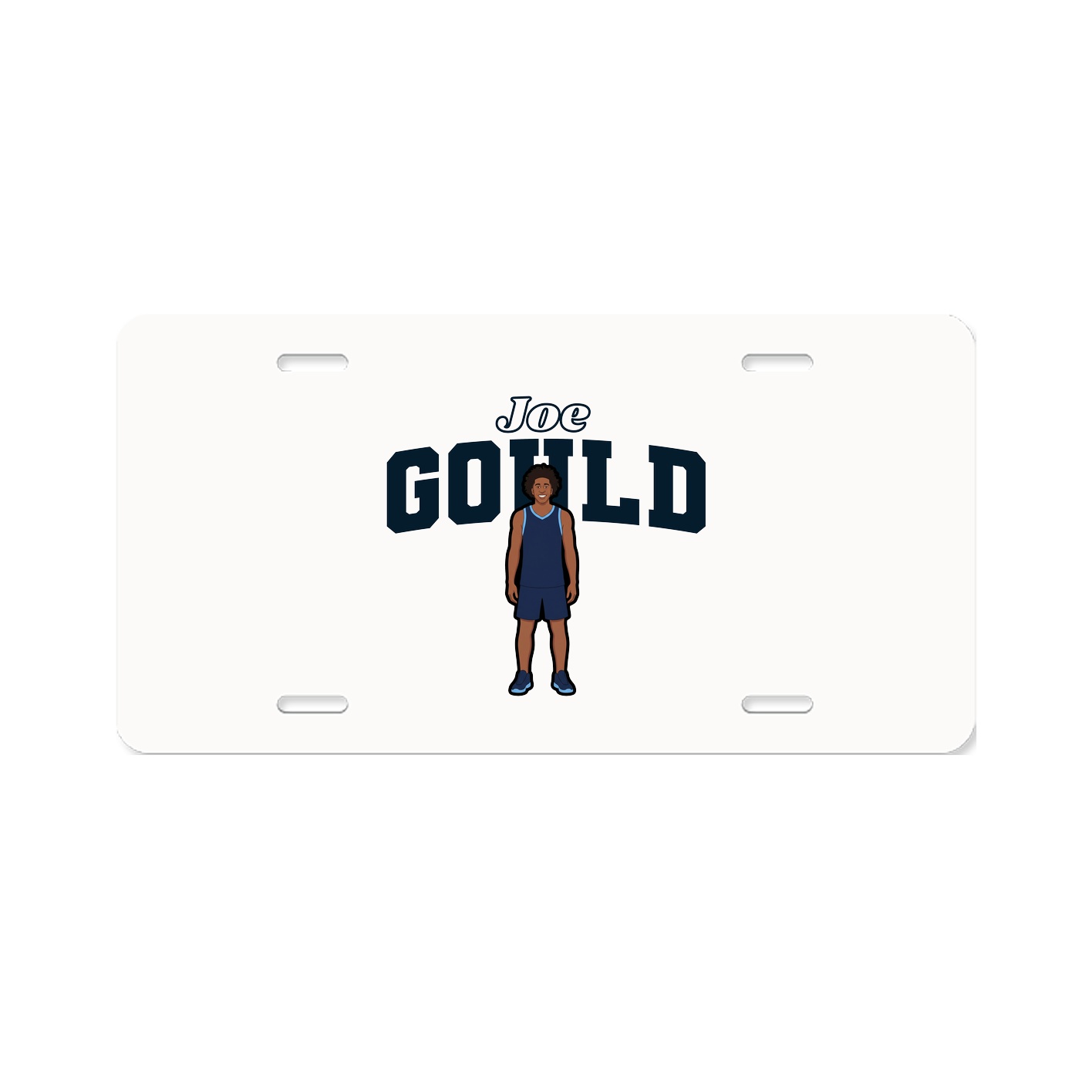 License Plate — Name Arch in Classic