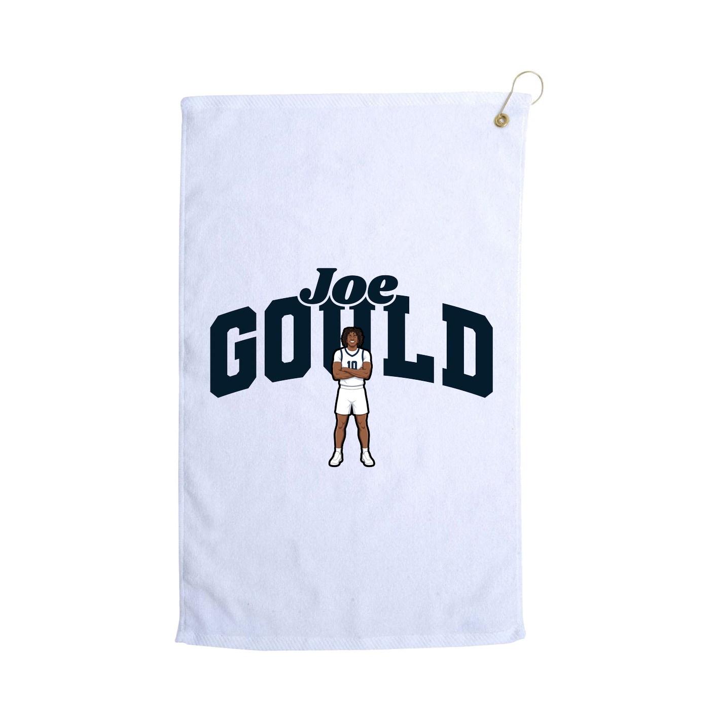 Golf Towel — Signature Arch in White