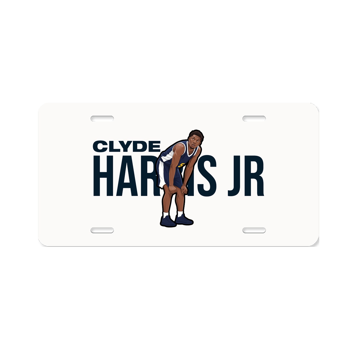 License Plate — Player Name in Classic