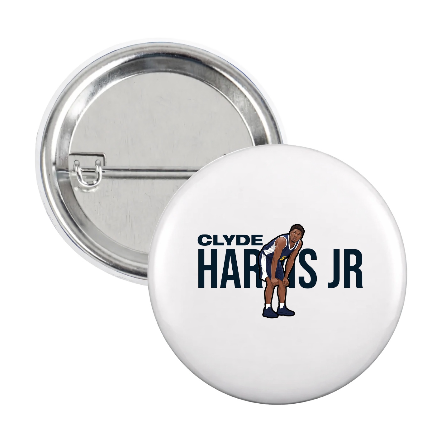 Game Day Button — Player Name in White