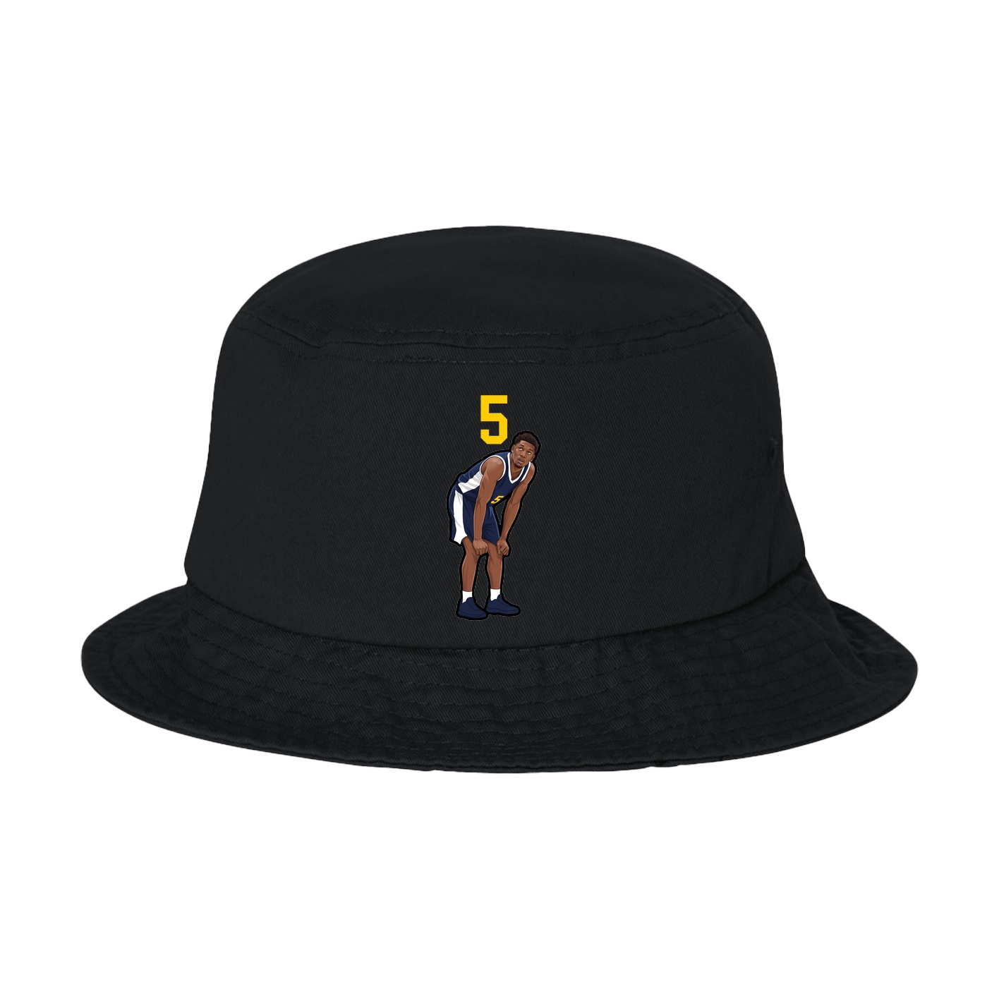 Bucket Cap — Number Top in Black